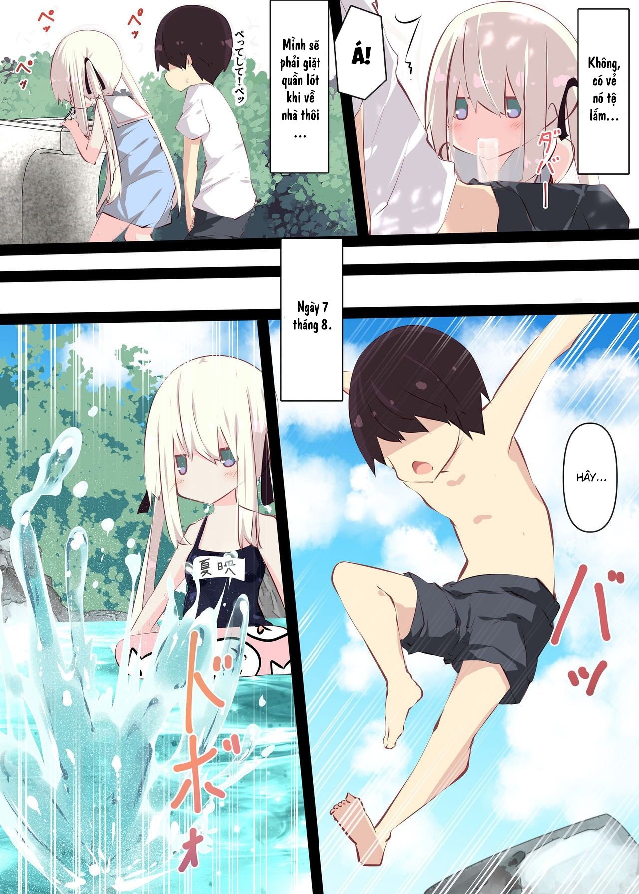 Đọc truyện hentai Natsuyasumi dakara Muteikou na Itoko ni Chinko Ireru Hanashi - Chap 3