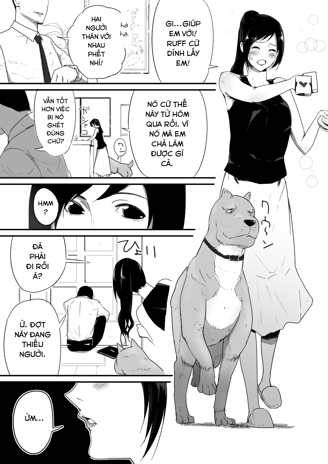 Đọc truyện hentai Wagaya ni Inu ga Yattekita - Oneshot