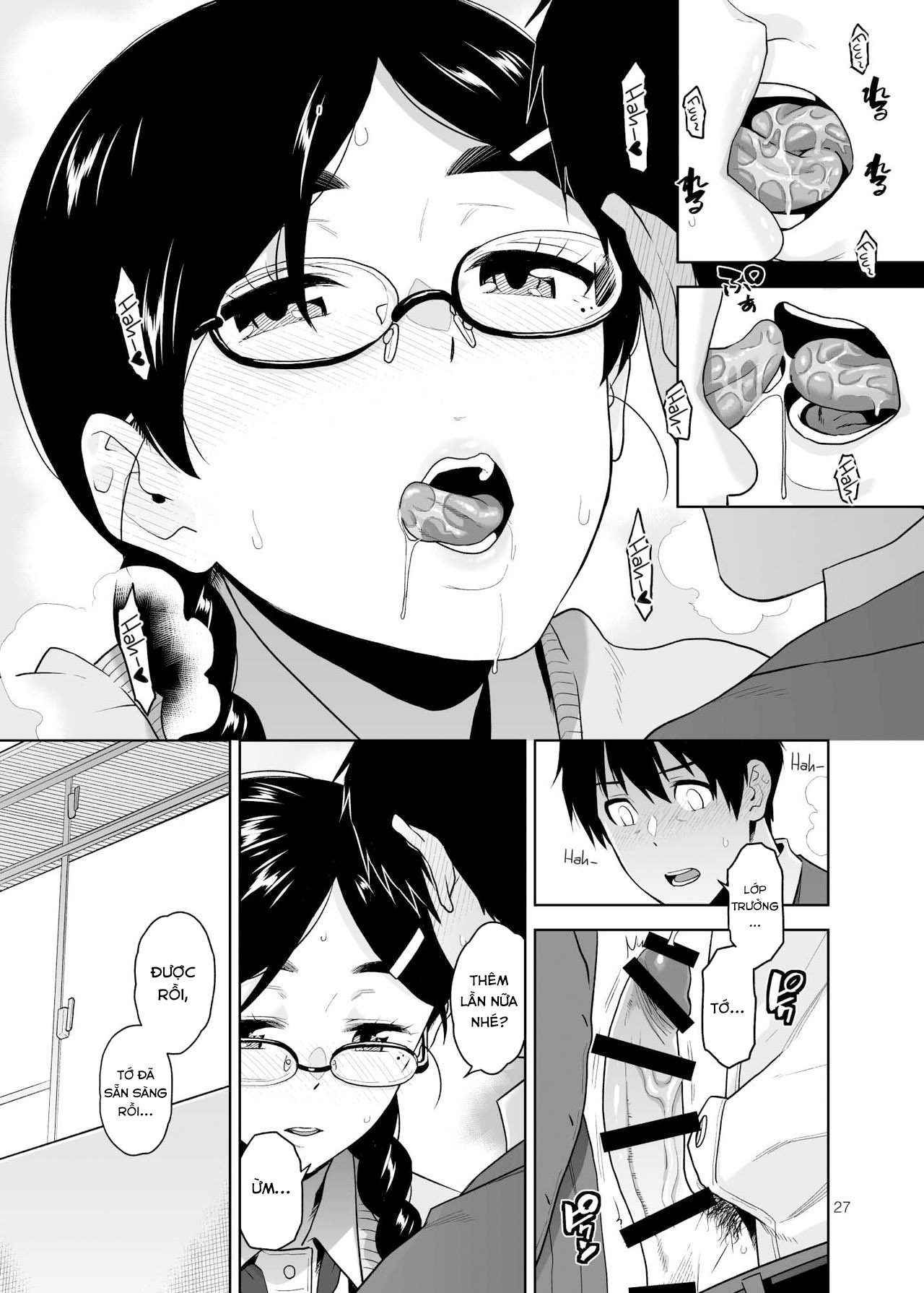 Đọc truyện hentai Majime de Midara na Tsutamori-san - Oneshot