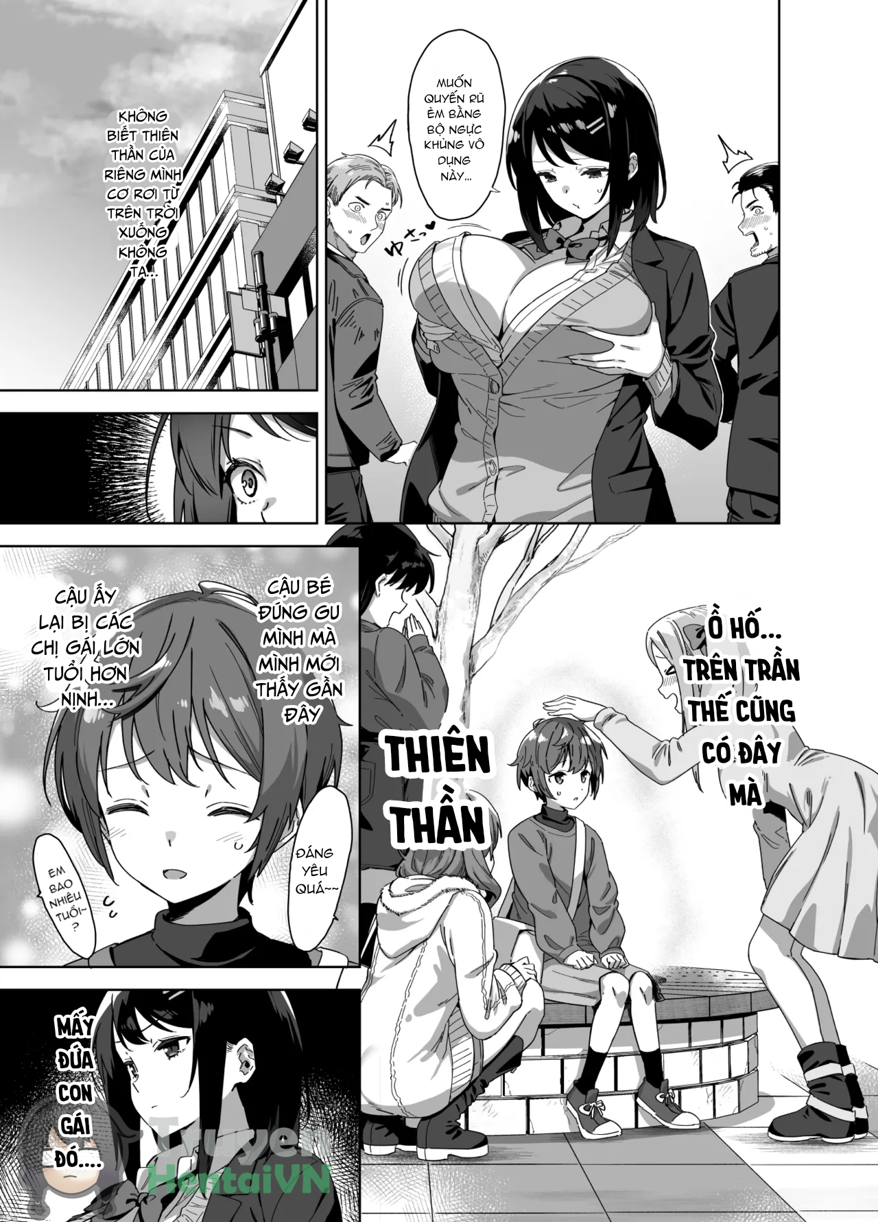 Đọc truyện hentai Boku Nerai no Ecchi na Dekkai Onee-san - Oneshot