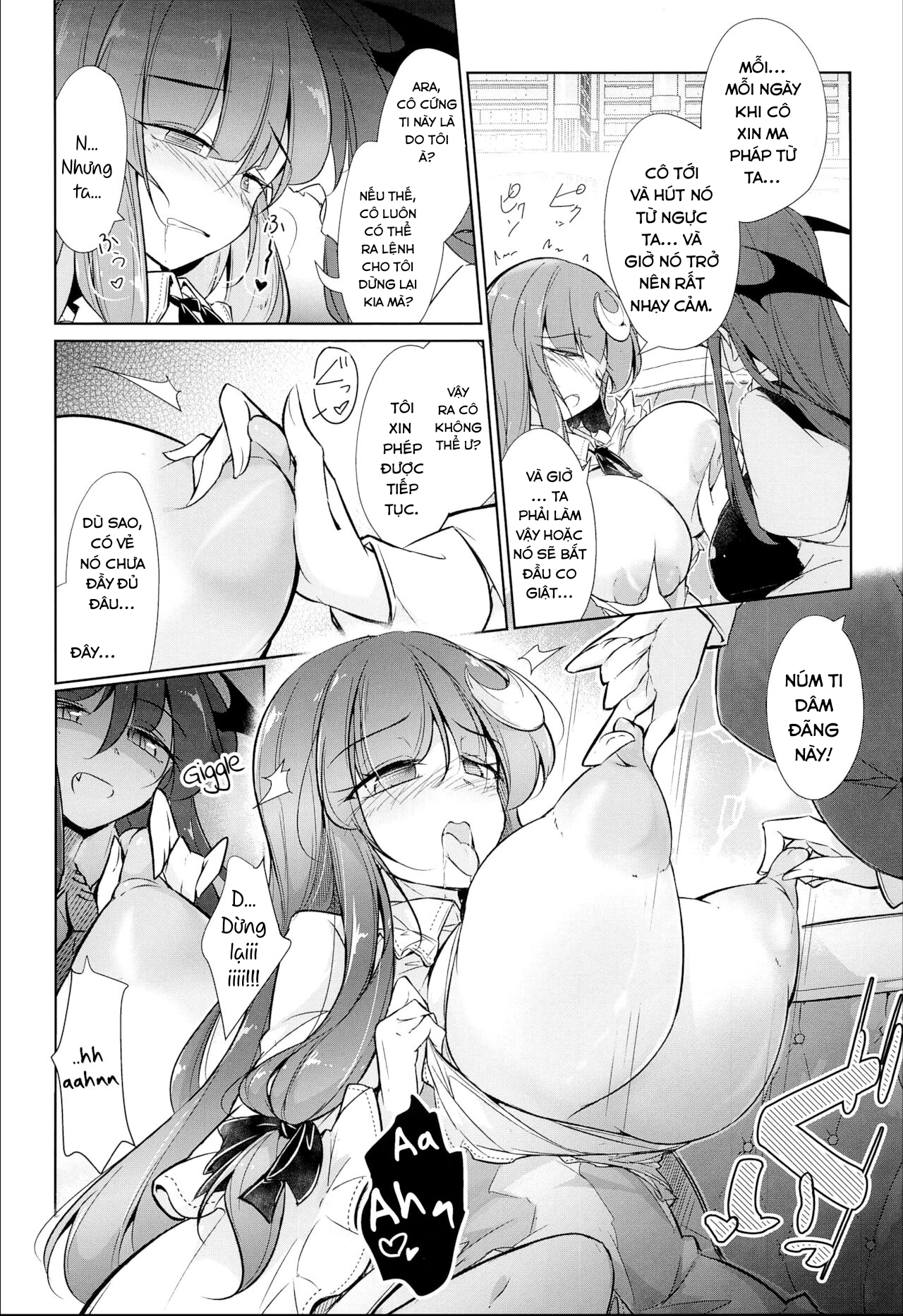 Đọc truyện hentai Patchouli Maryoku Sakunyu Kaihatsu - Oneshot