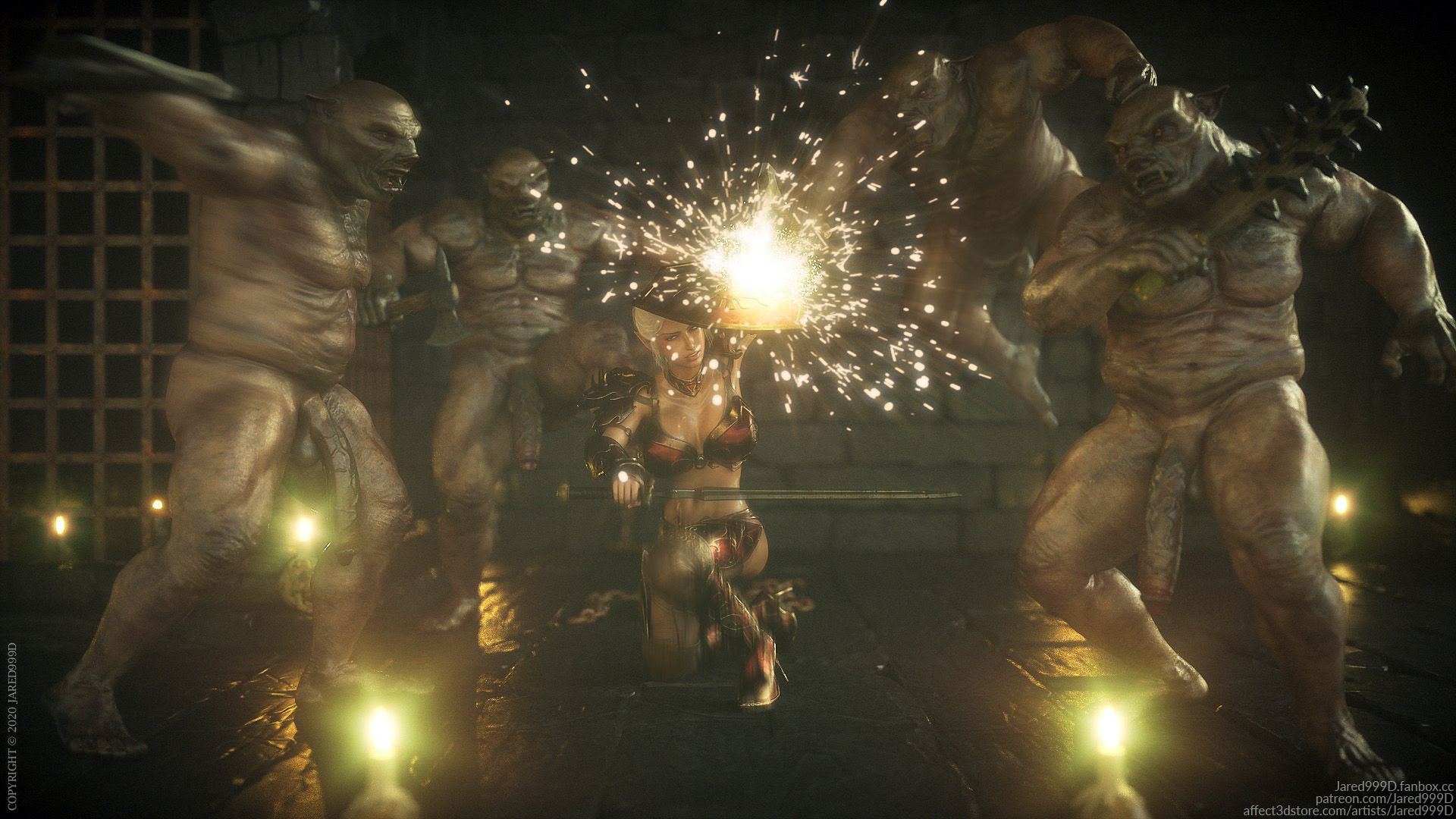 Đọc truyện hentai Elf Slave - Chapter 7: Double Trouble