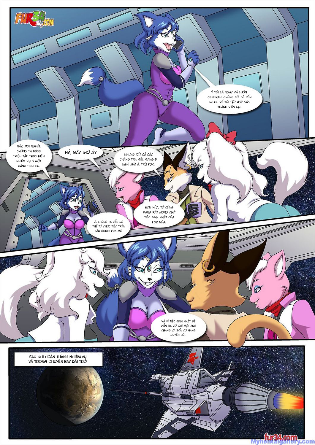 Đọc truyện hentai Fox's Best Birthday Party Ever! - Oneshot