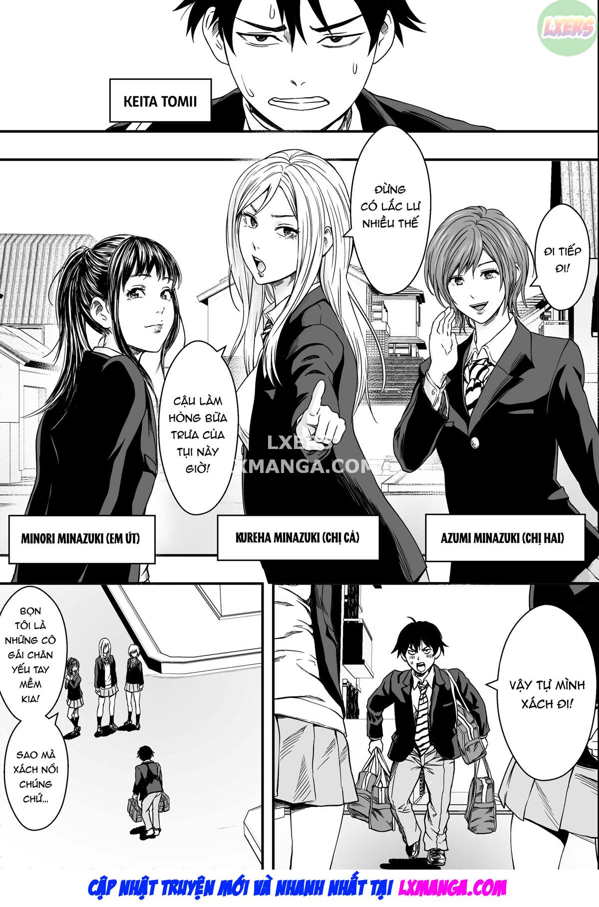 Đọc truyện hentai San Shimai Harem Zen Netorare - Oneshot