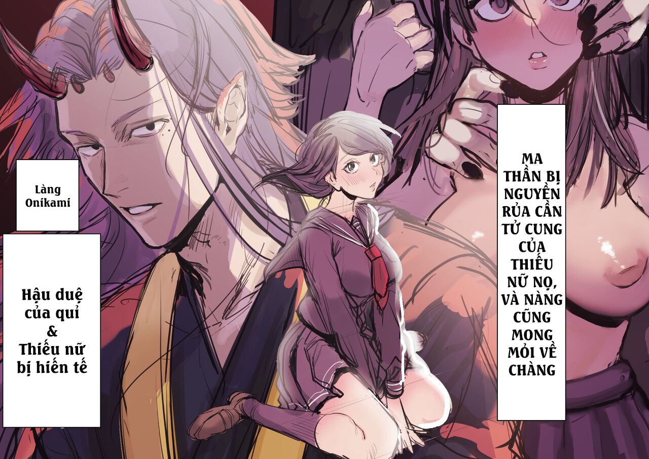 Đọc truyện hentai Hậu duệ ma thần và trinh nữ hiến thân - Chap 1