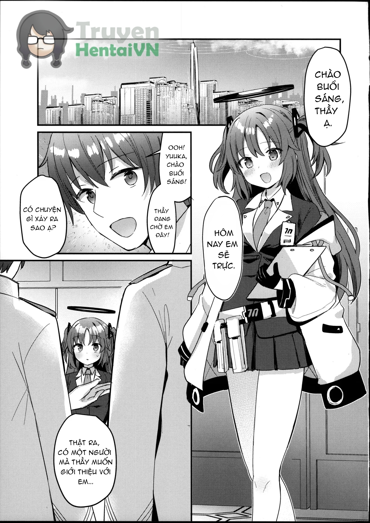 Đọc truyện hentai ENG-Chiune_Kimodebu Sugite Kivotos o Horoboshita Sensei ga Bessekaisen no Yuuka o NTR Ryoujoku suru Hon - Oneshot