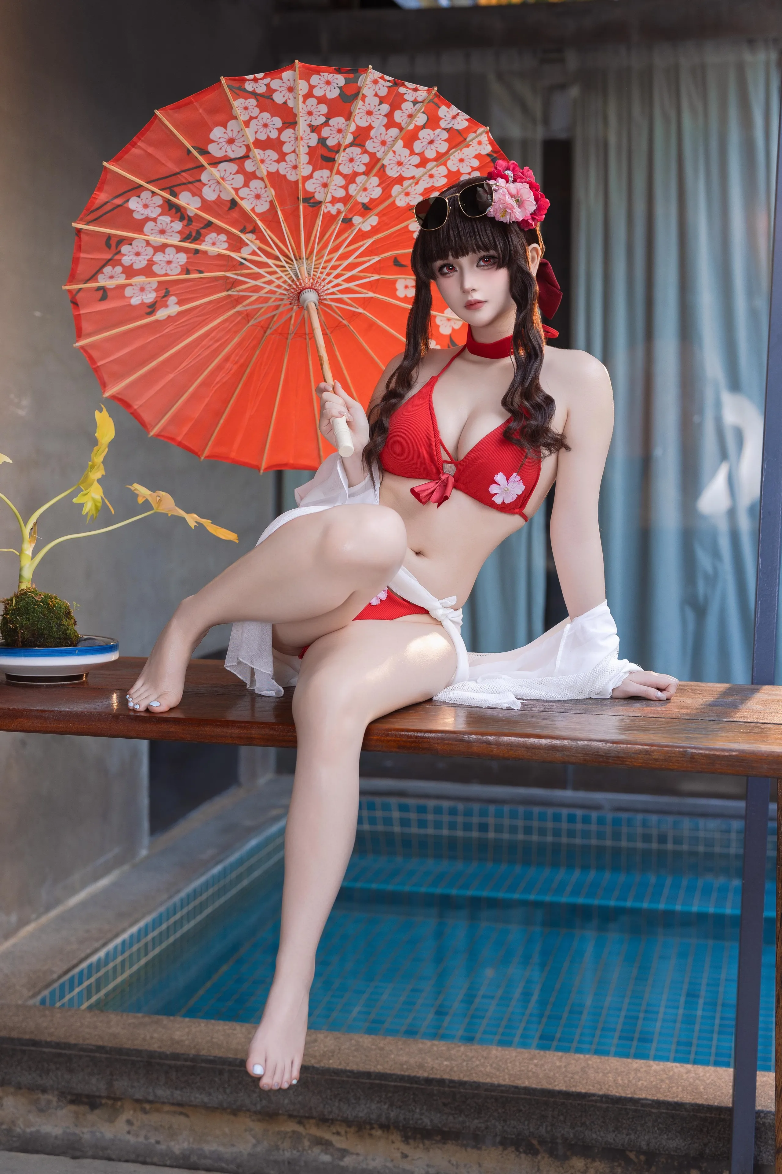 Đọc truyện hentai Tuyển tập Albums siêu phẩm Cosplay - Chap 966 - Fish - Sakura Swimsuit