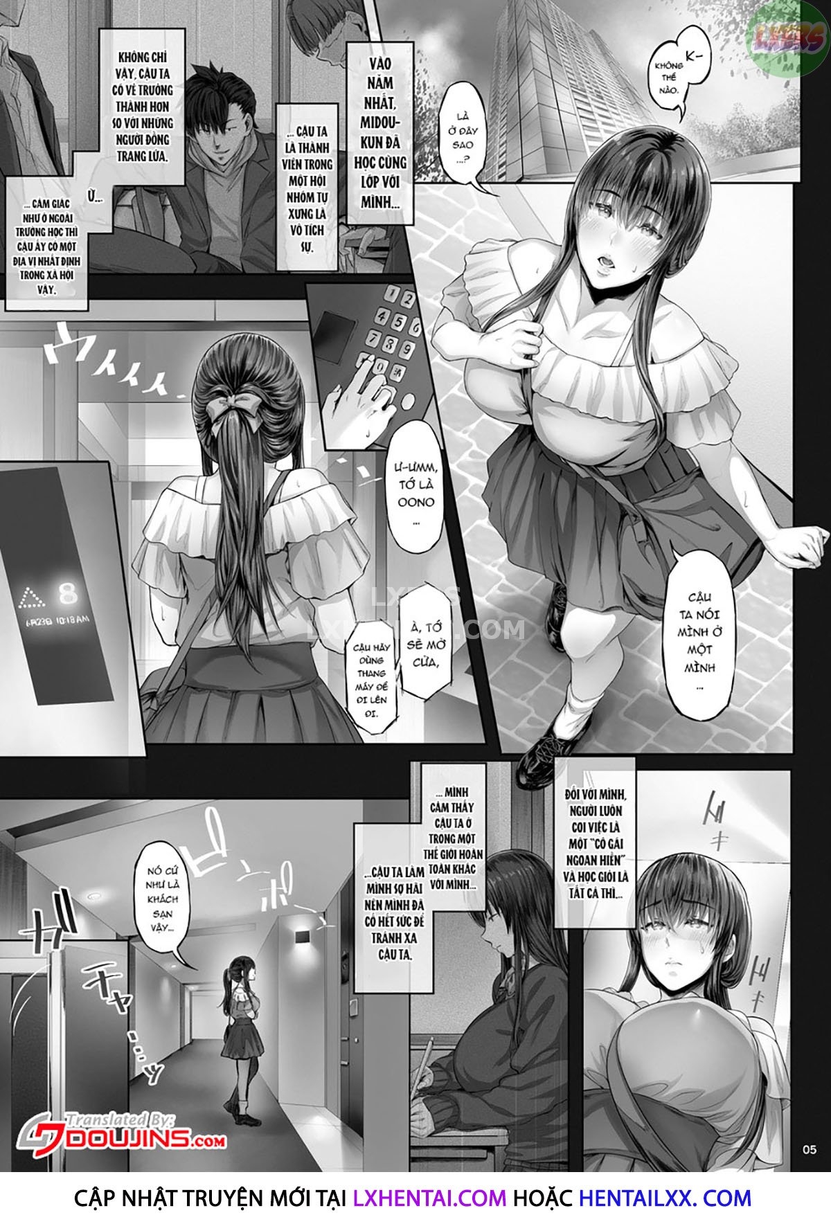 Đọc truyện hentai Kanojo Ga Boku No Shiranai Tokoro De - Chap 2 - [END]