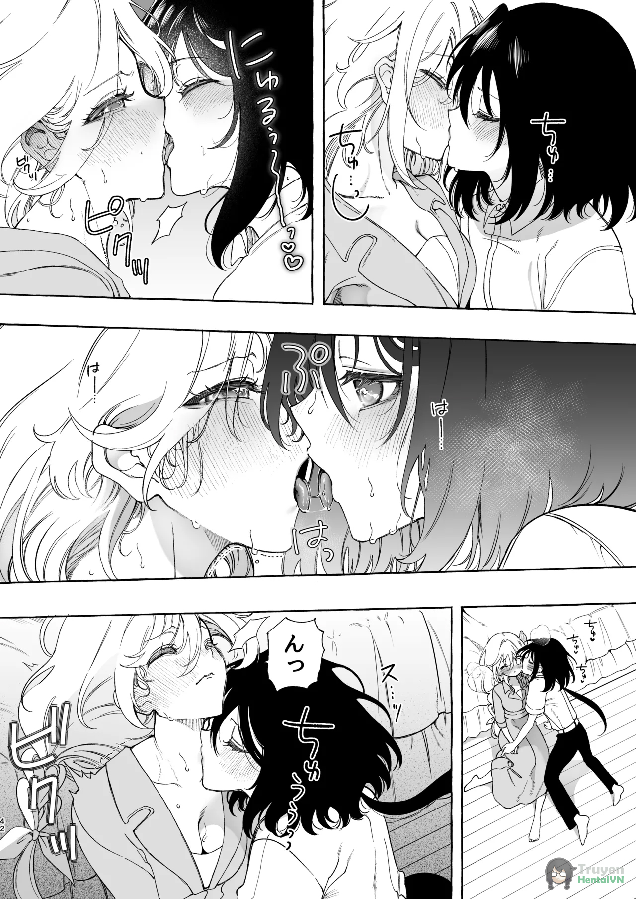Đọc truyện hentai Mimi de Koishita Douryou ~OnaSuppo Onsei Otaku Onna ga Douryou no Koe ni Hannou Shite Ikimakuri~ - Oneshot