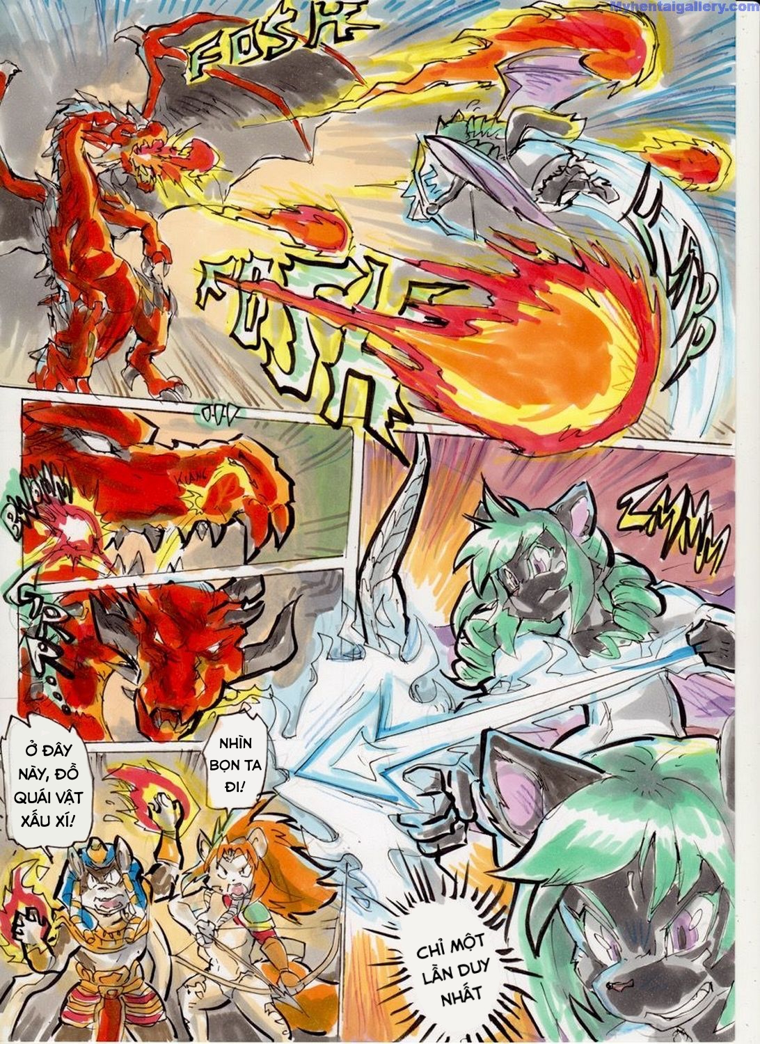 Đọc truyện hentai Anubis Stories 3 - Dragon Attack - Oneshot