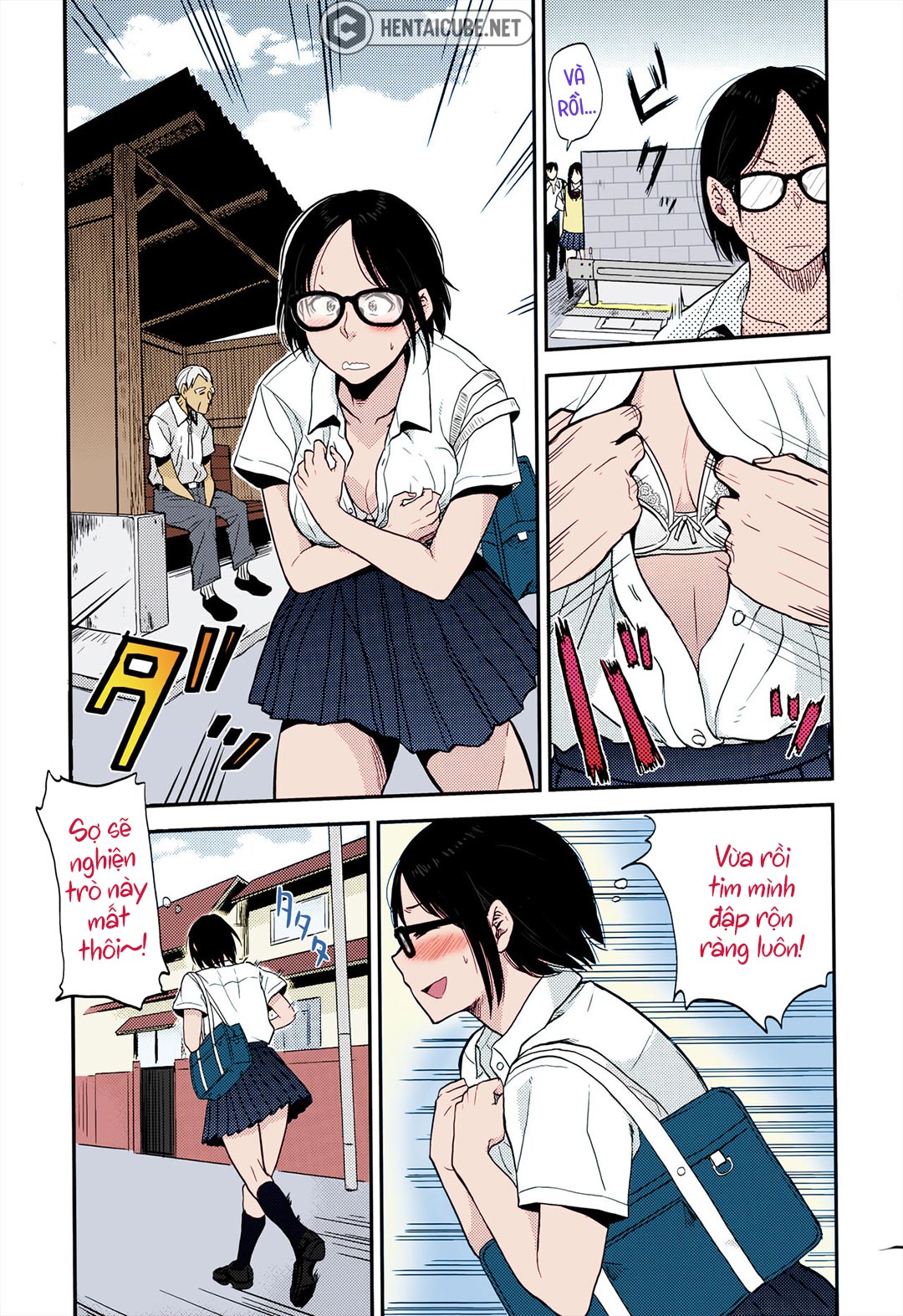 Đọc truyện hentai Sayako tại trạm xe bus - Oneshot