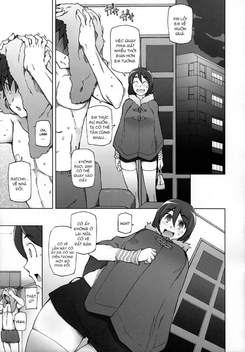 Đọc truyện hentai Kanojo Wa Chou Yuumei Geinoujin... Soshite Boku Ni Naisho De AV Joyuu Satomi-Satona Gojitsudan - Chap 1.1