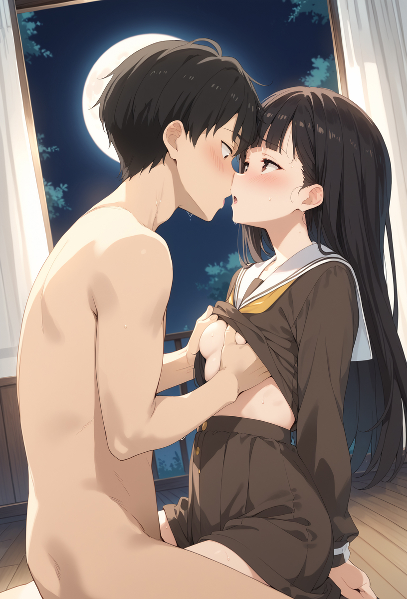 Đọc truyện hentai Tuyển tập Albums Art hentai - Chap 392 - Episode 11 Yoshiki: Brother, the moon is beautiful