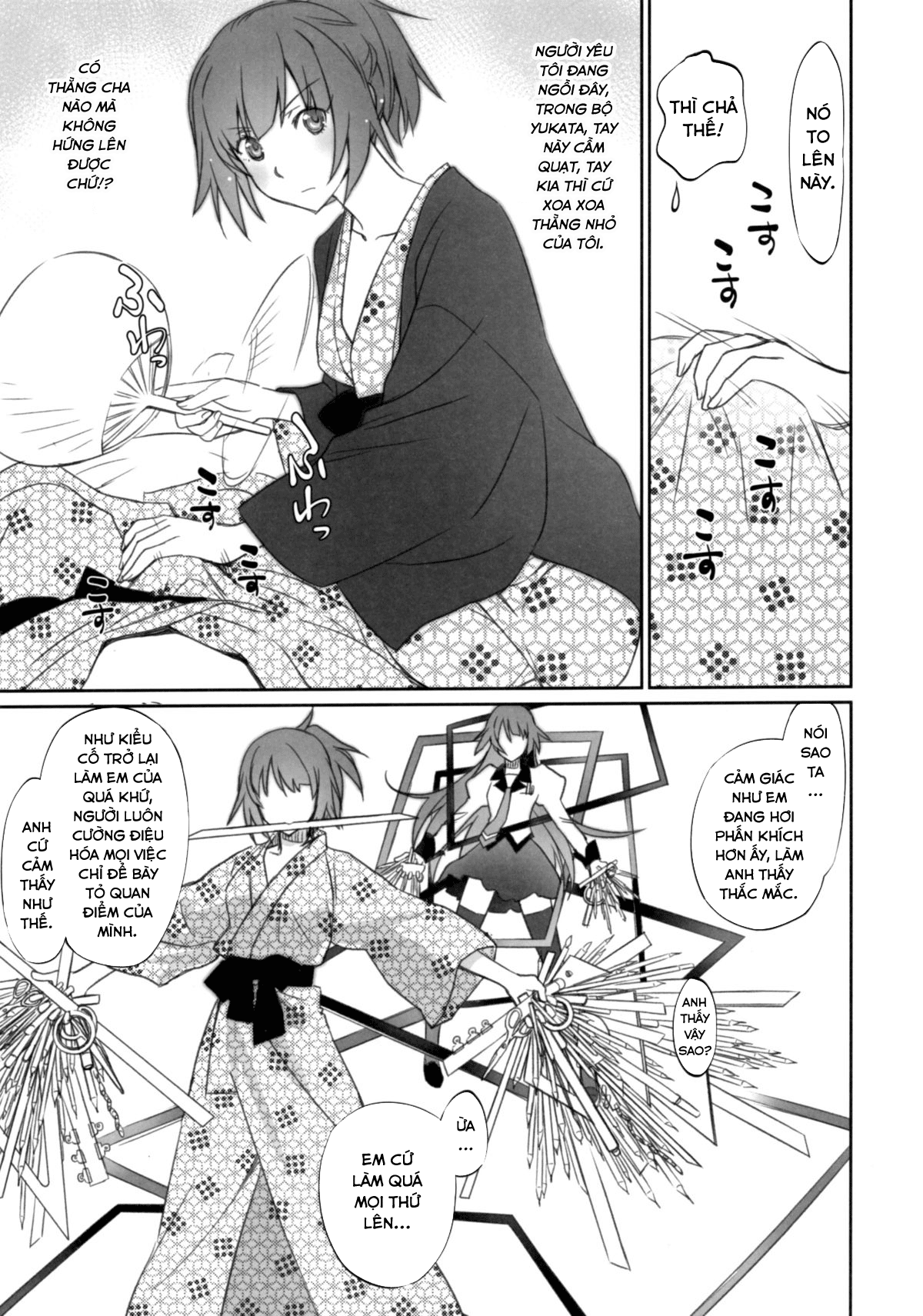 Đọc truyện hentai Hitagi family (Bakemonogatari) - Chap 2