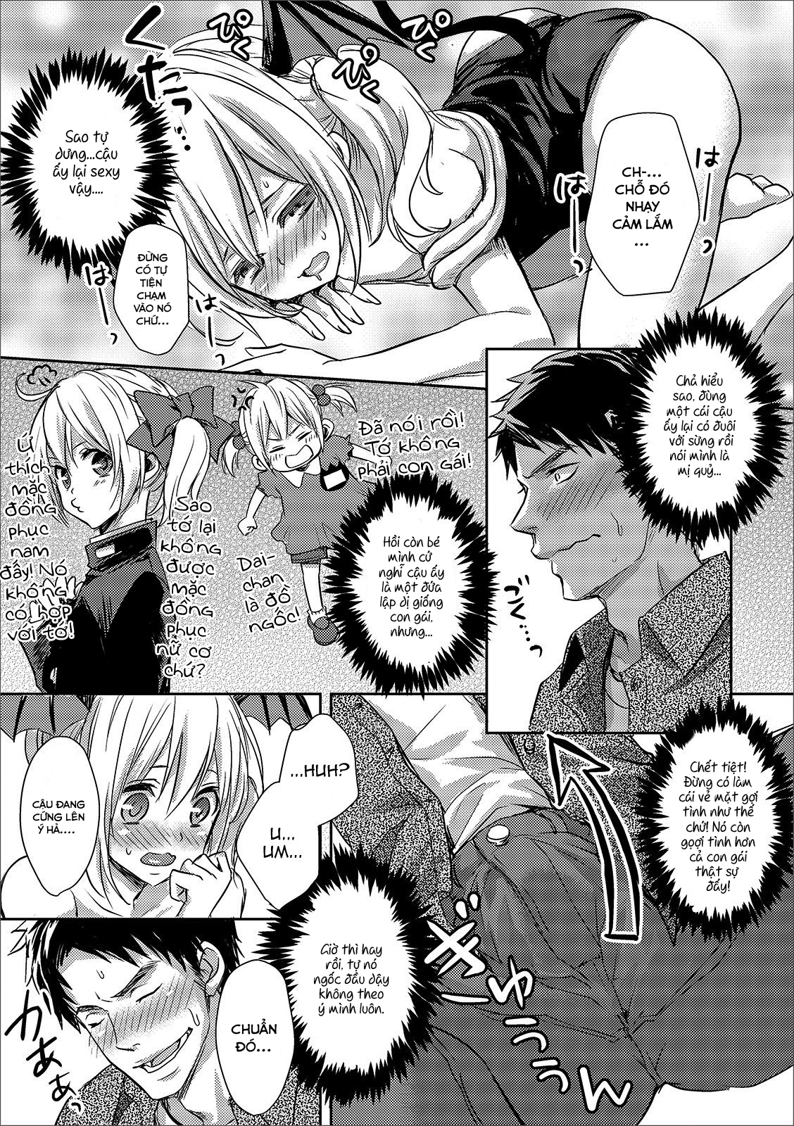 Đọc truyện hentai Otokonoko Inma-chan no Irojijou - Oneshot