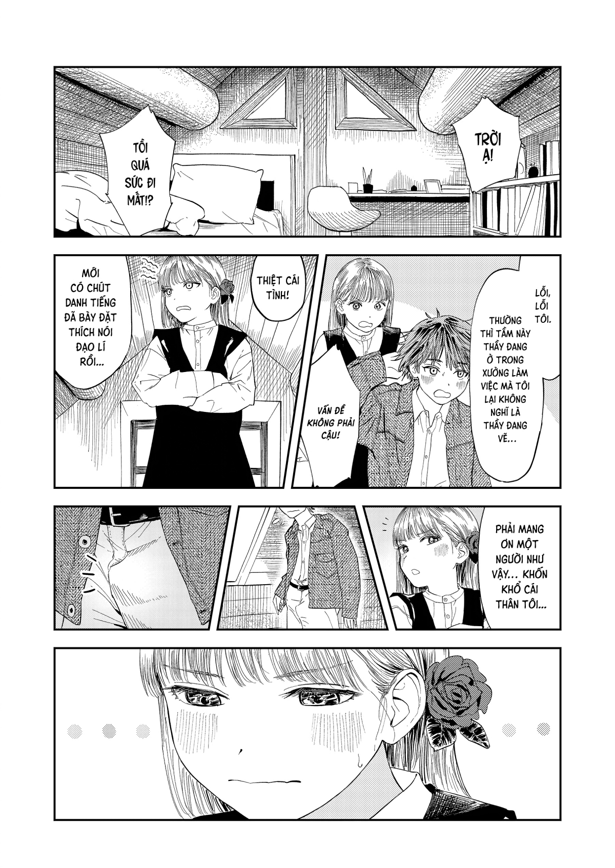 Đọc truyện hentai Chuyện tình nơi xưởng vẽ - Oneshot