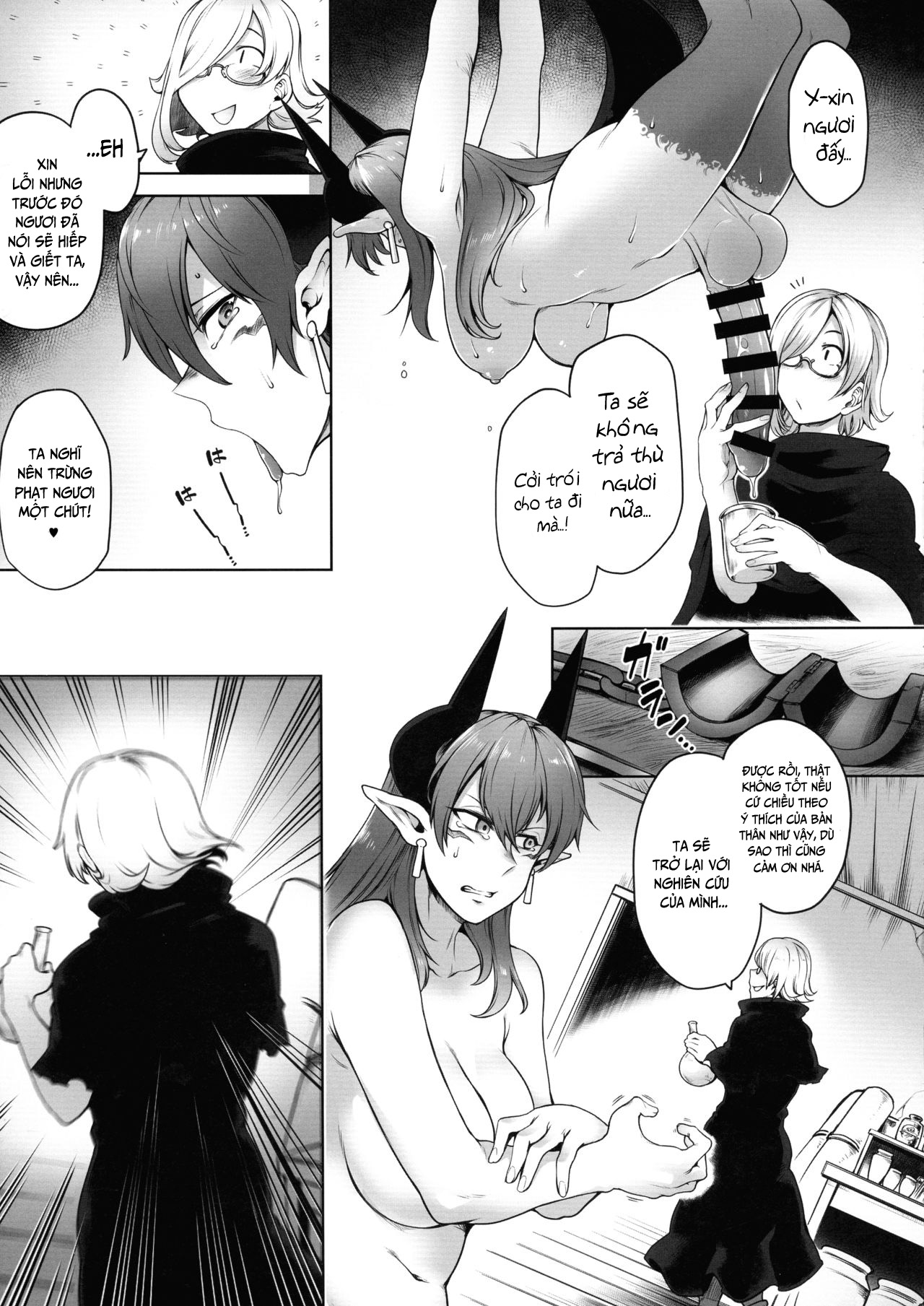 Đọc truyện hentai Futanari Akuma no Shachiku Seikatsu - Oneshot