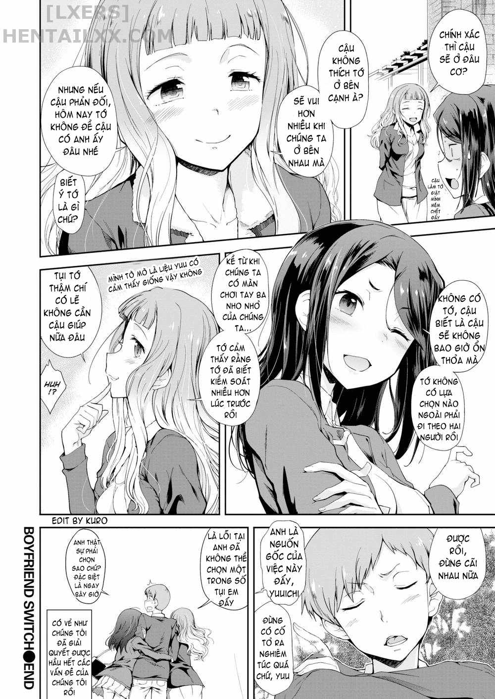 Đọc truyện hentai Mienai Tokoro De - Chap 10: Boyfriend Switch (End)