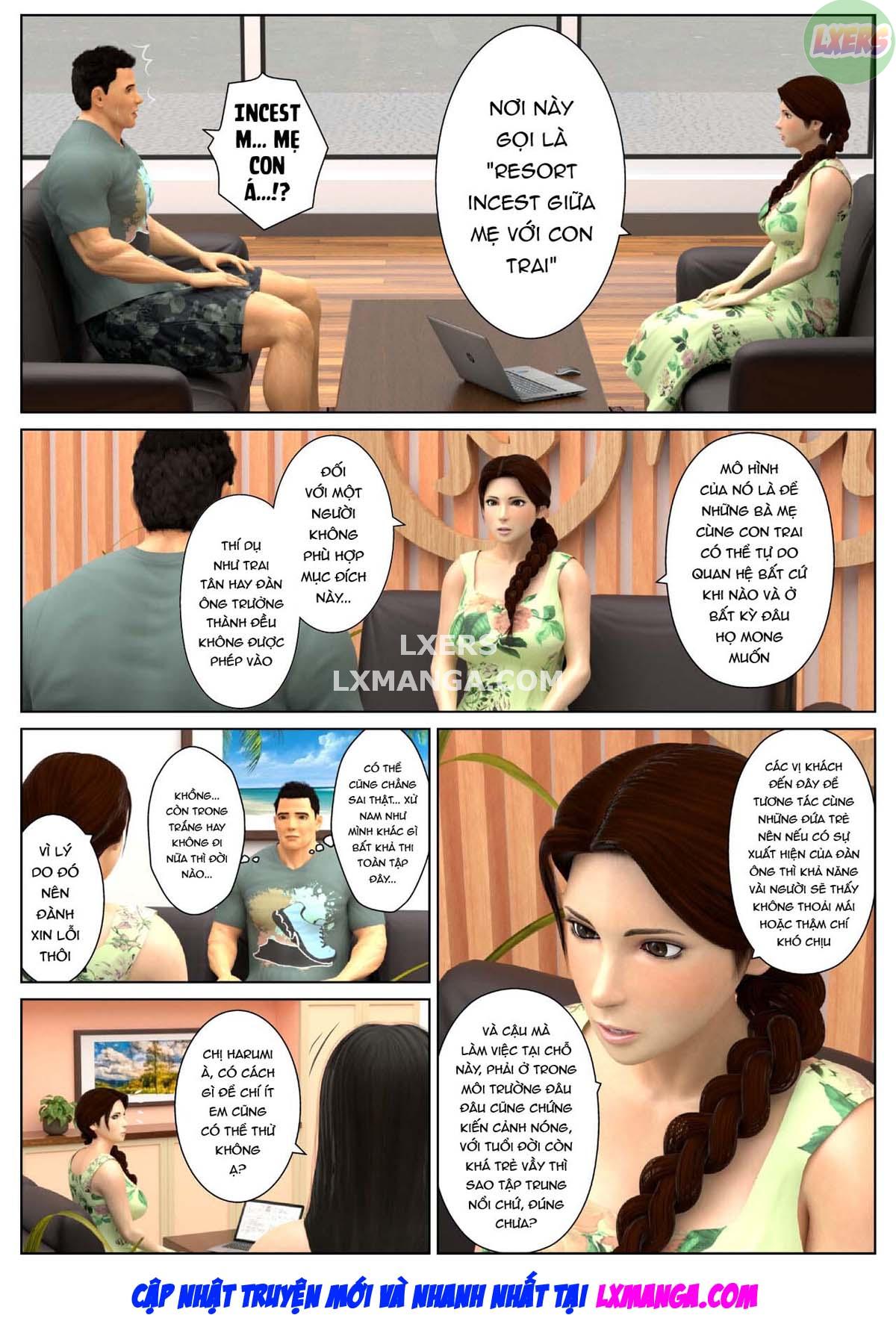 Đọc truyện hentai Chào mừng đến với Resort chan chứa tình các bà mẹ và con trai - Chap 3