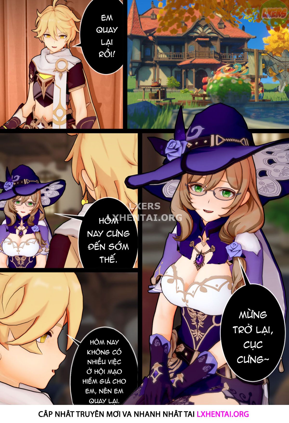 Đọc truyện hentai Please Teach Me Lisa-san~! - Chap 1
