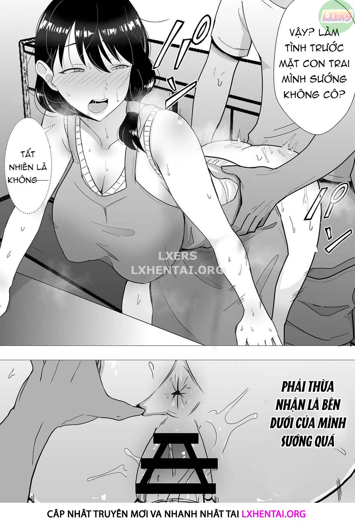 Đọc truyện hentai Người mẹ yêu quý của tôi, cô bạn gái ngốc nghếch của tôi - Chap 2