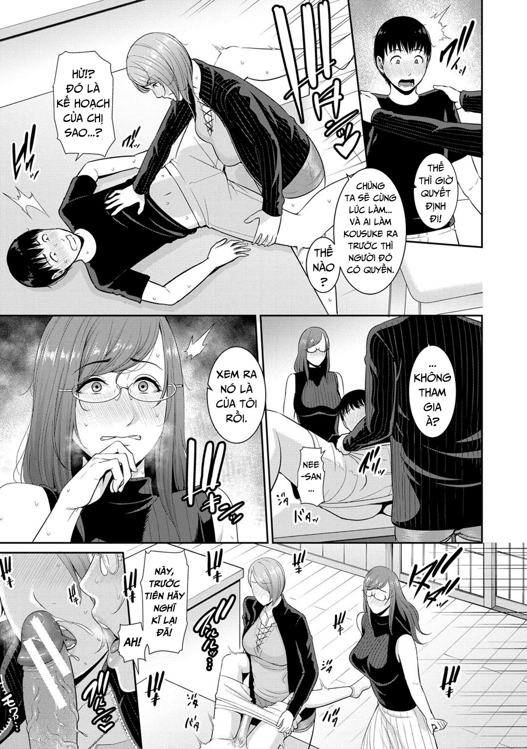 Đọc truyện hentai Ba người mẹ cuồng dâm - Chap 4