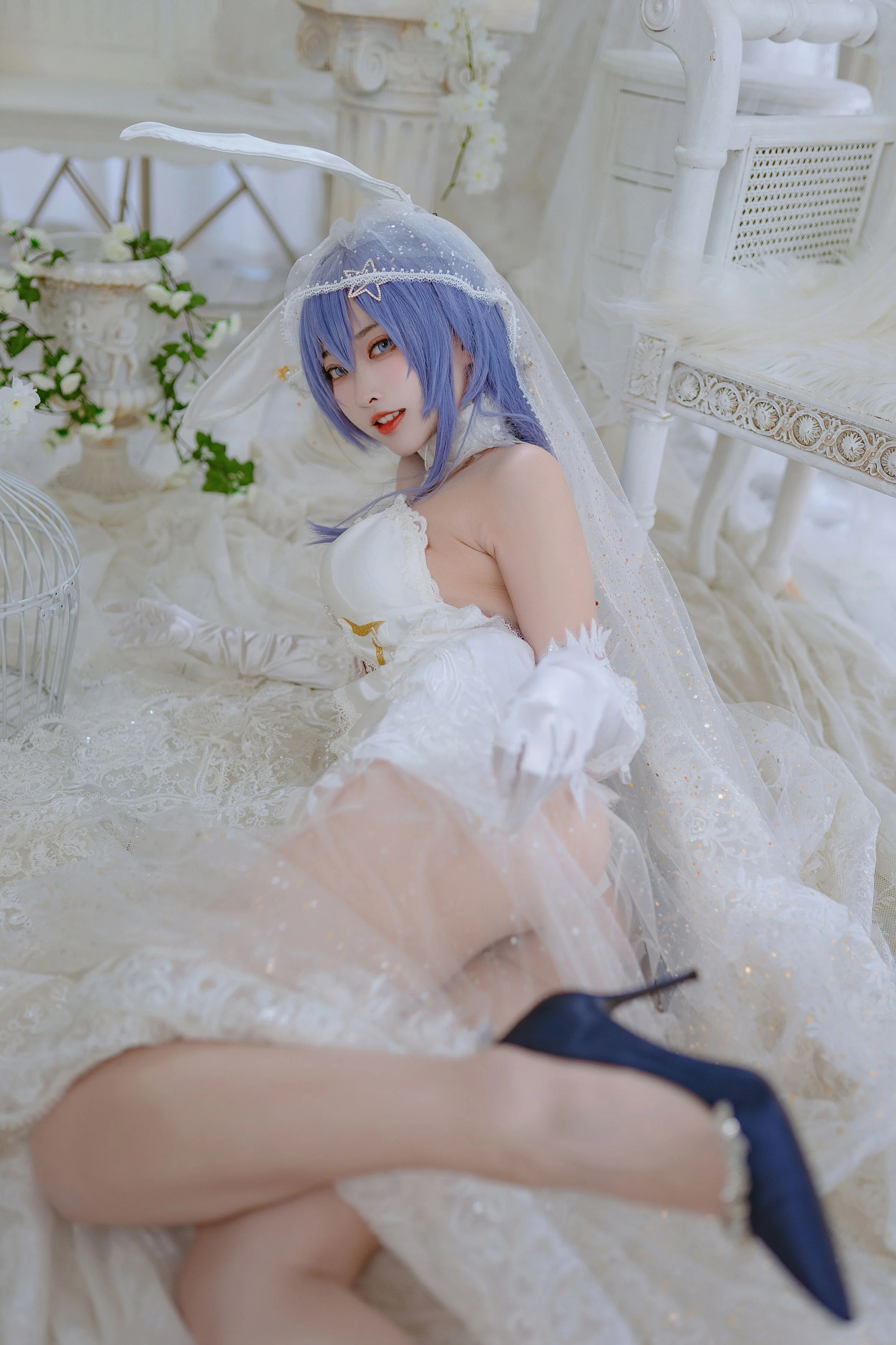 Đọc truyện hentai Tuyển tập Albums siêu phẩm Cosplay - Chap 515 - Sakura Miyamoto Flower Garden Bride