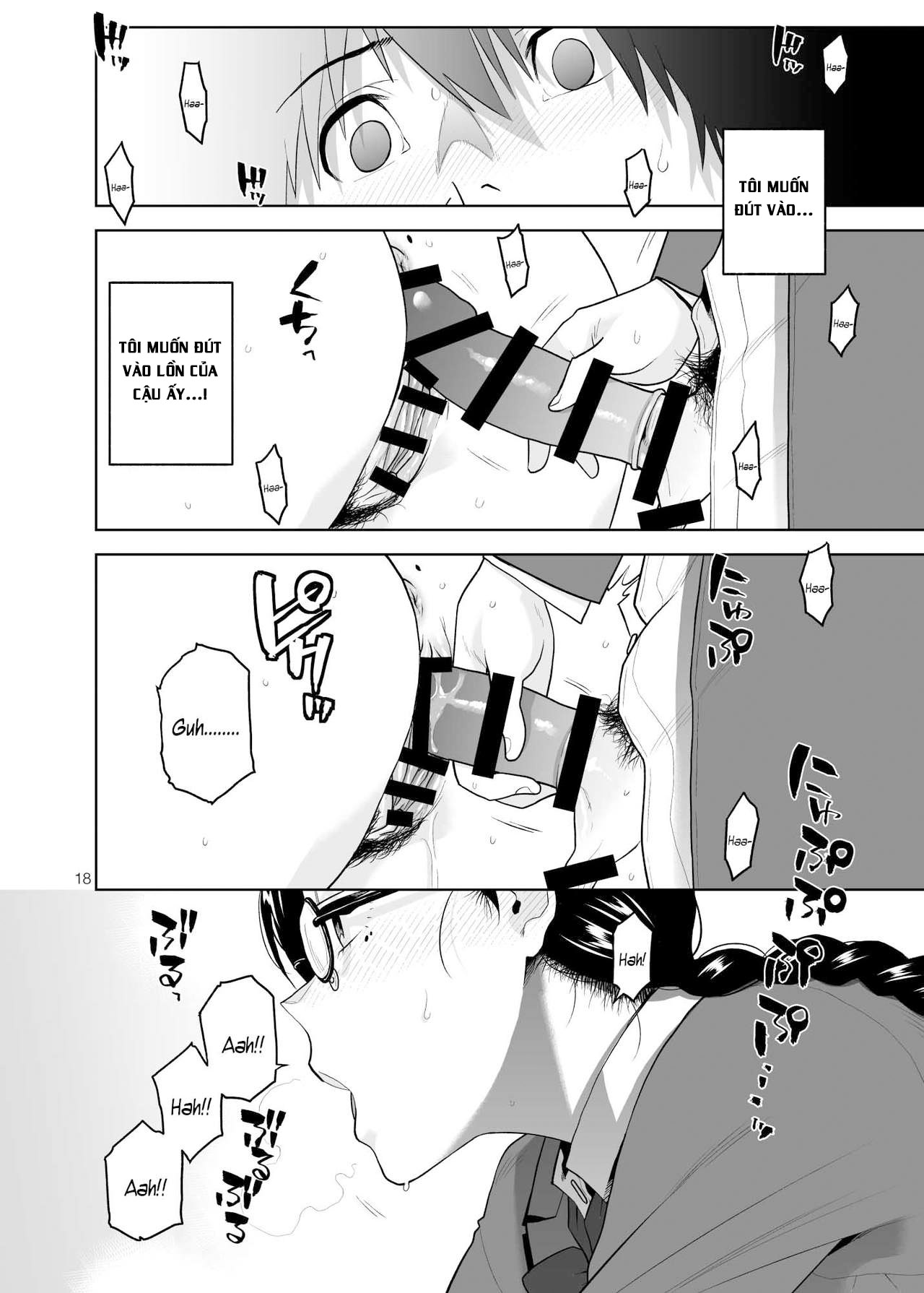 Đọc truyện hentai Majime de Midara na Tsutamori-san - Oneshot