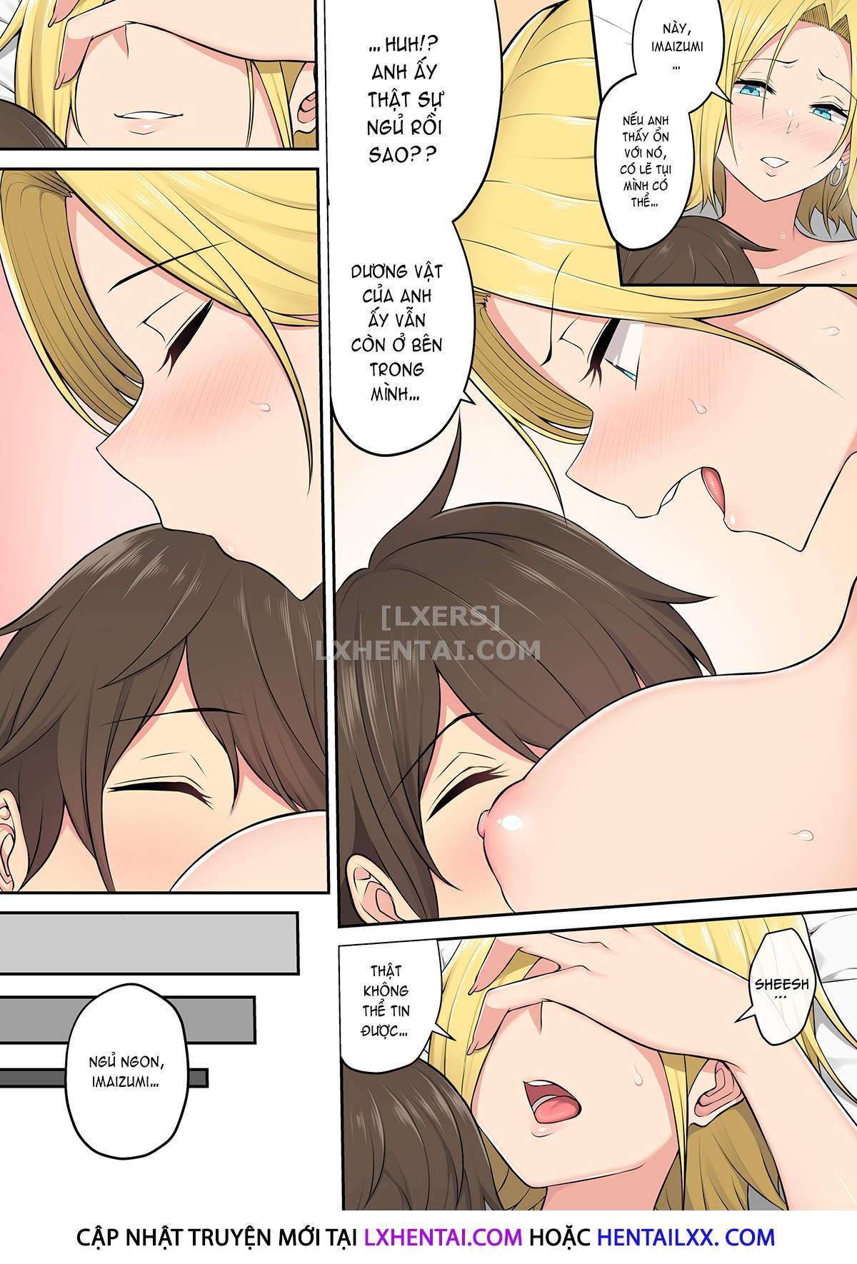 Đọc truyện hentai Imaizumi đưa cả bầy Gyaru về nhà mình - Chap 2