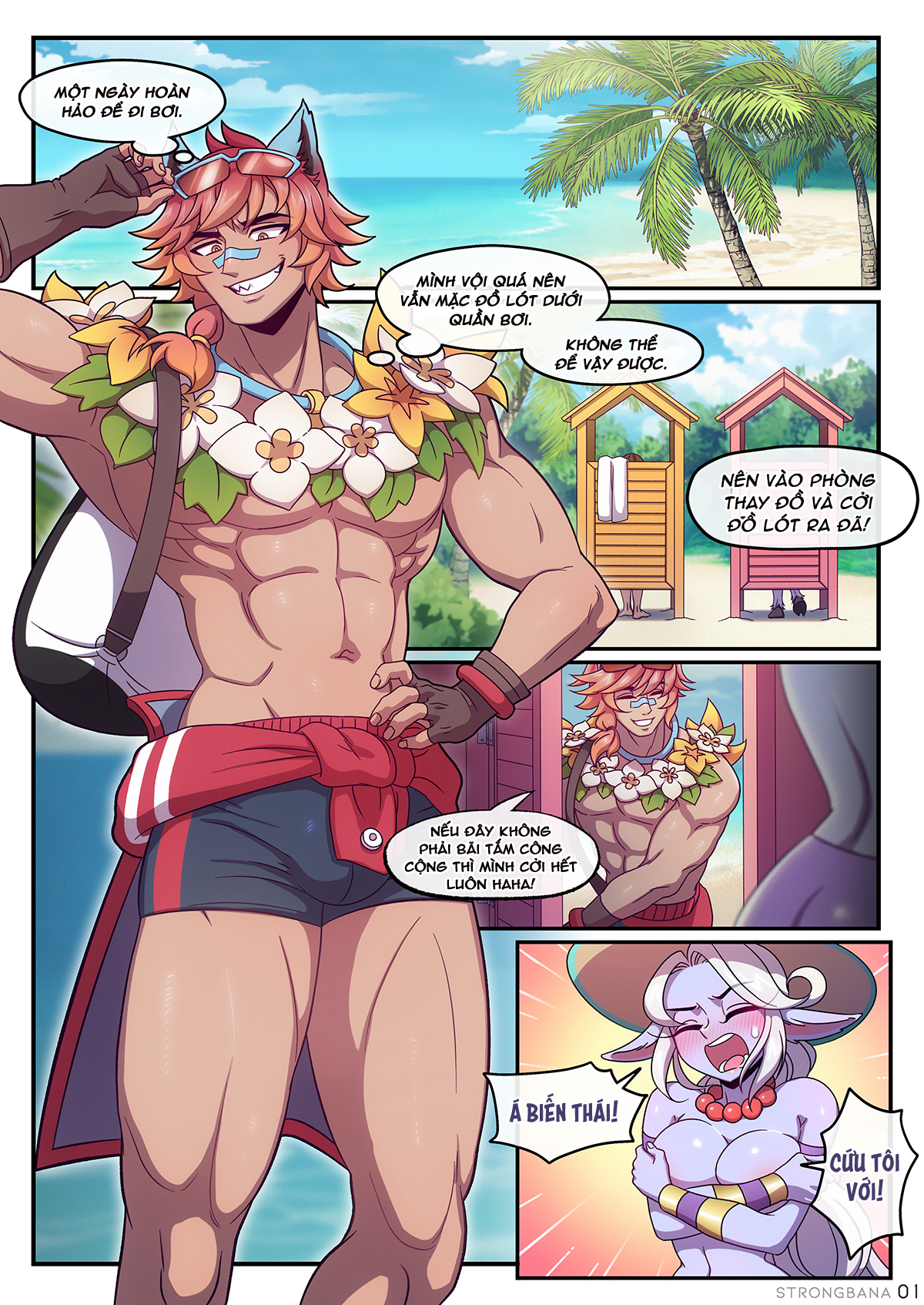 Đọc truyện hentai Tổng hợp truyện ngắn của StrongBana - Sett & Soraka nhưng ở bãi biển