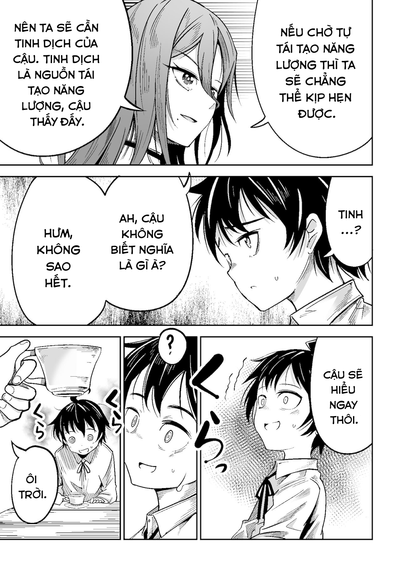 Đọc truyện hentai Phù thủy và cậu bé. - Oneshot