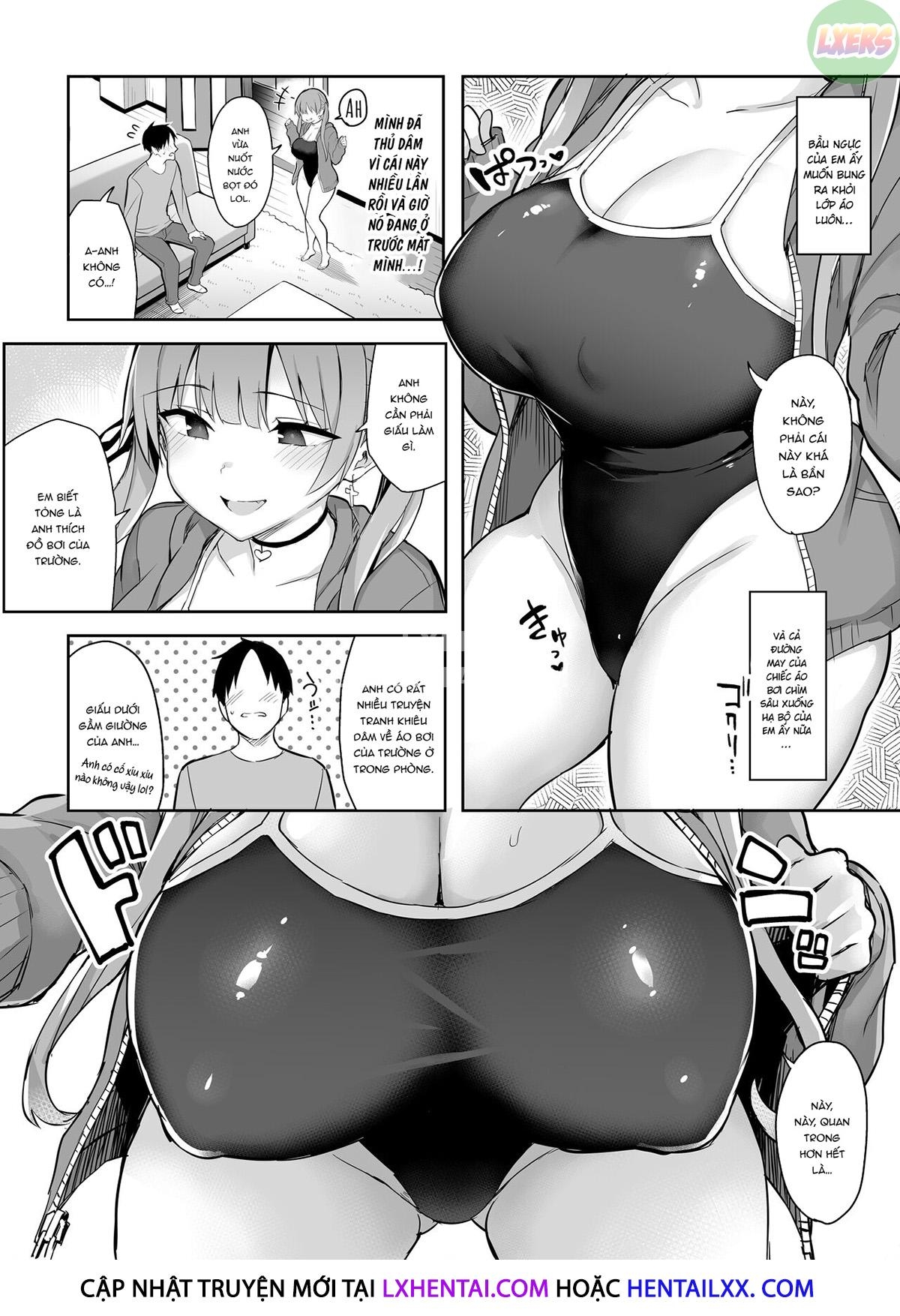 Đọc truyện hentai Moto InCha no Kyonyuu Yariman Imouto ga Erosugite, Onii-chan wa Mou...!! - Chap 2