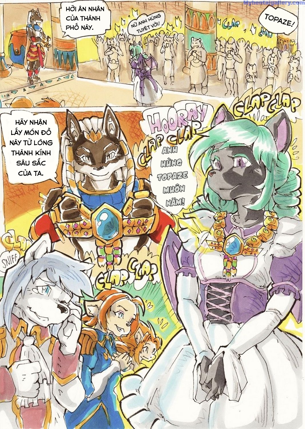 Đọc truyện hentai Anubis Stories 3 - Dragon Attack - Oneshot