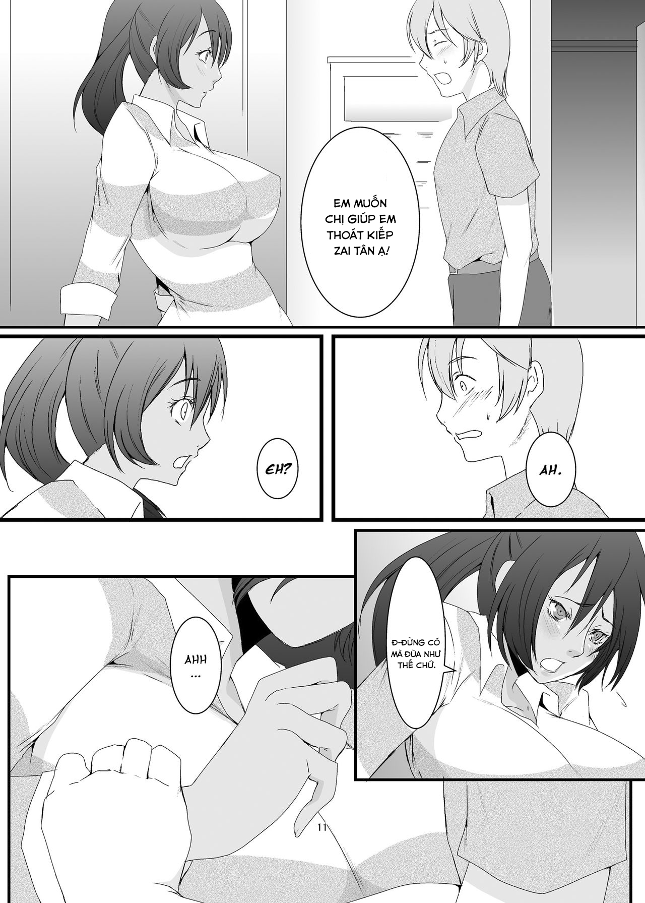 Đọc truyện hentai Oku-sama wa Moto Yariman - Chap 1