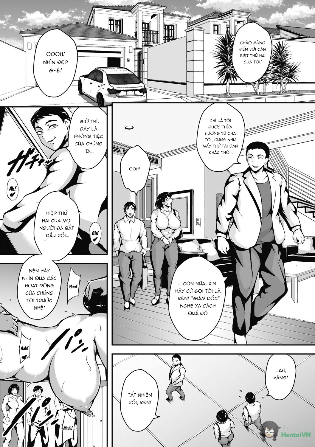 Đọc truyện hentai Akaneiro ni Modaeru Hitozuma - Wife Writhing in Madder - Oneshot