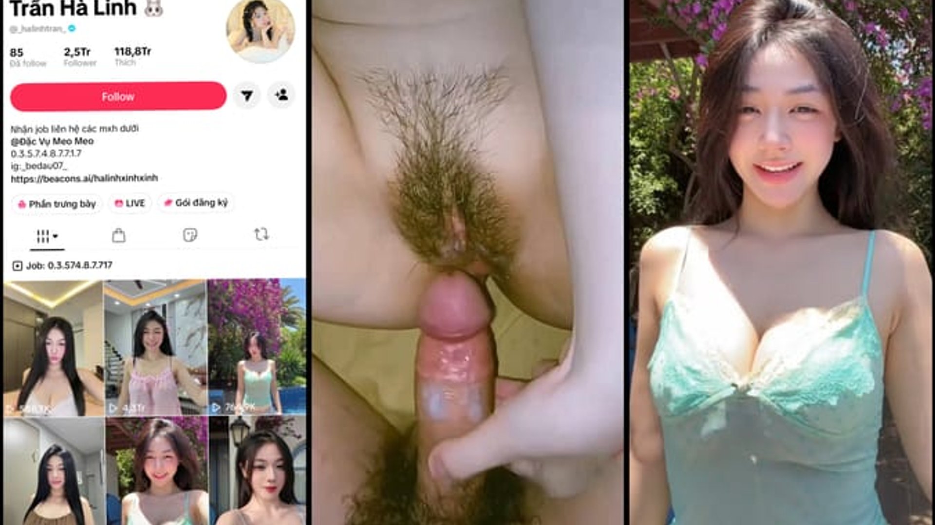 ⁣[Hot Scandal] Bản Full HD Những clip chưa công bố của Trần Hà Linh top 1 sever đụ đứng doggy bú cu cận cảnh Part 3