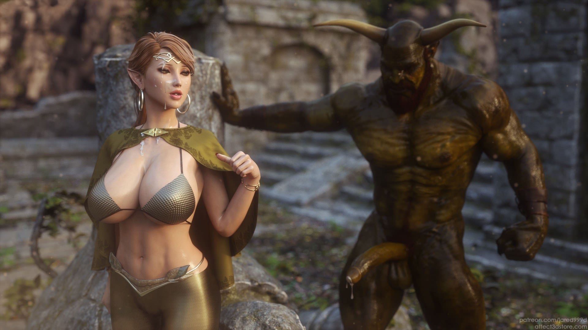 Đọc truyện hentai Elf Slave - Chapter 1: Side B