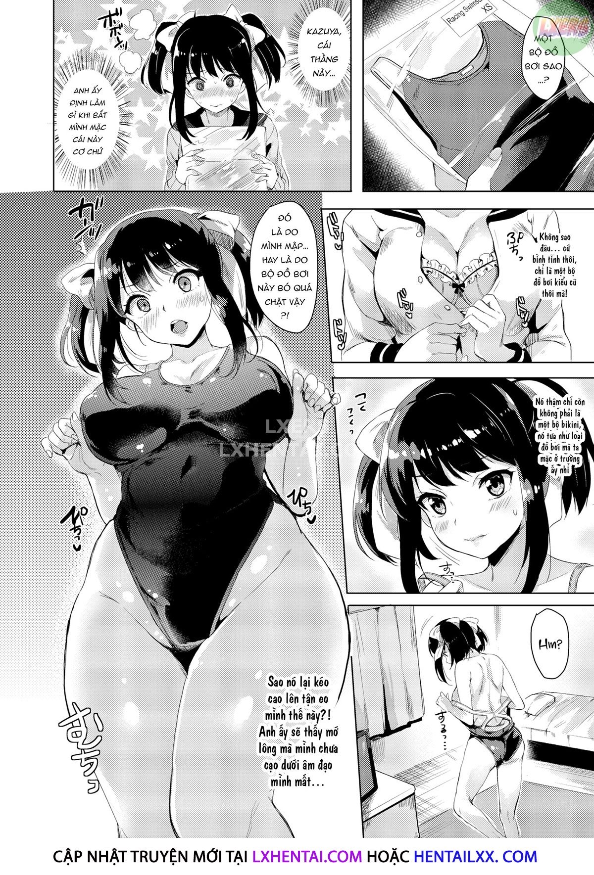 Đọc truyện hentai Buổi làm tình đáng nhớ với bạn gái mặc áo tắm - Oneshot