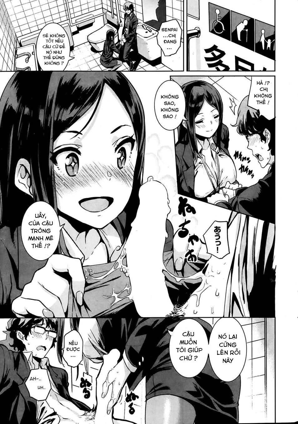 Đọc truyện hentai Zangyou wa Nani no Aji ? - Oneshot