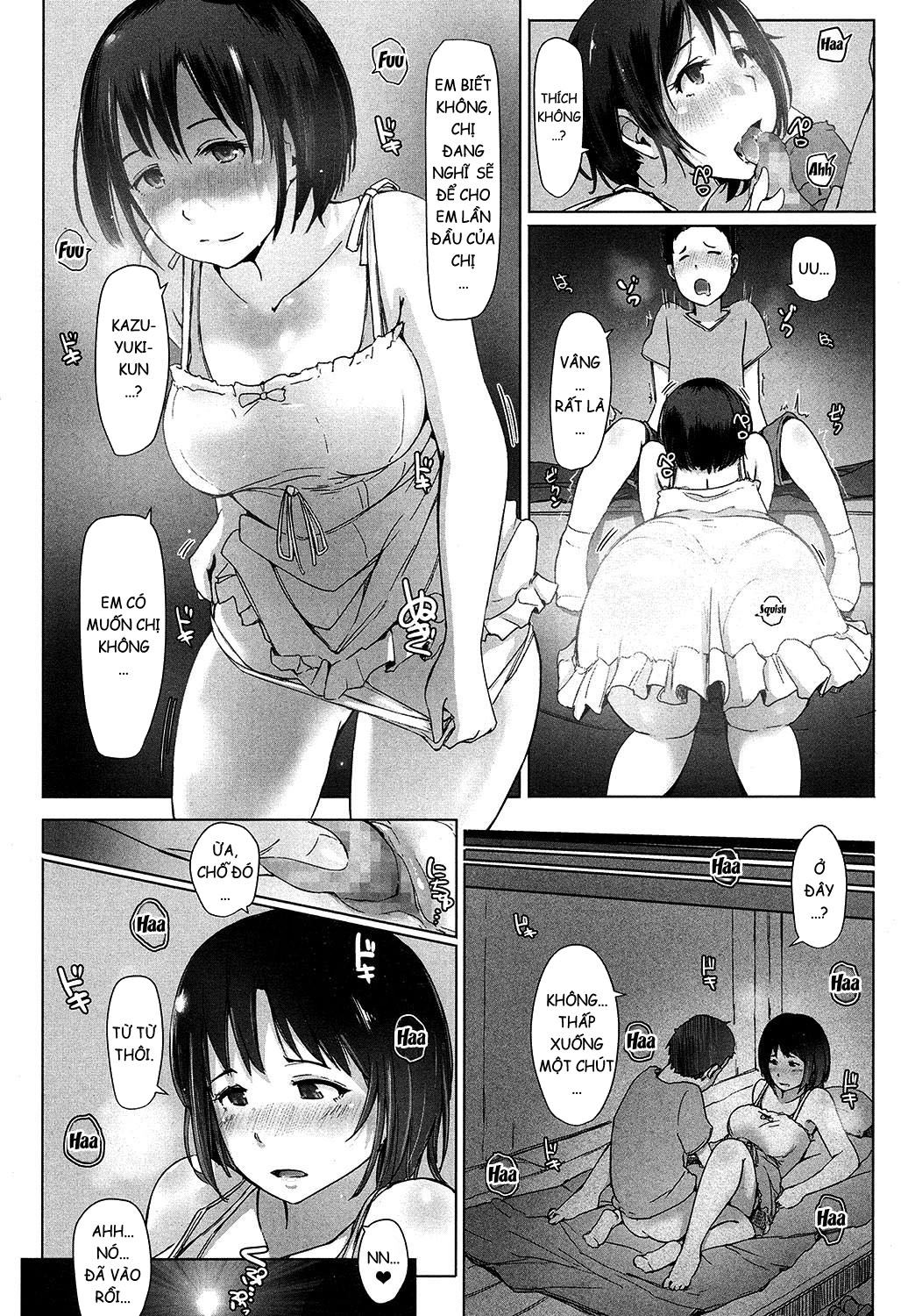 Đọc truyện hentai Oji-san ni Sareta Natsuyasumi no Koto - OneShot