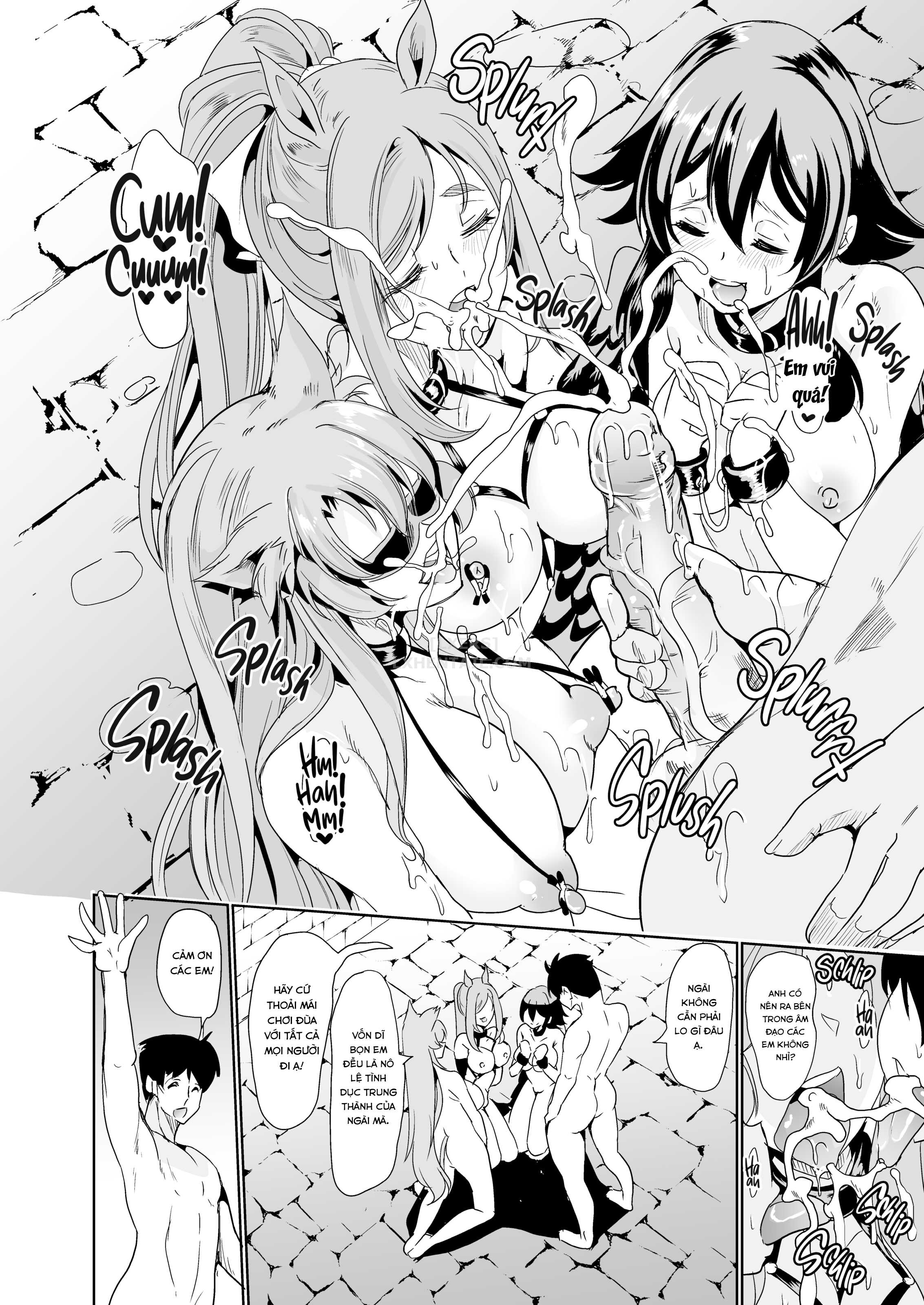 Đọc truyện hentai My Harem in Another World Collection - Chap 8 - Pussy Carousel - 15-girl Sexual Theme Park