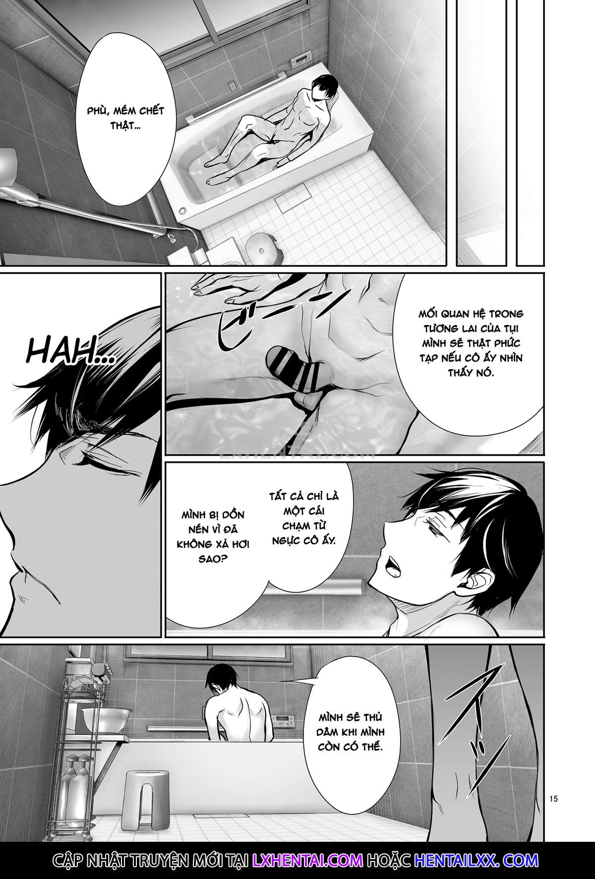 Đọc truyện hentai Homestay-chu no Doitsu Musume ga Issho ni Furo ni Haitte Kuru Wak - Oneshot