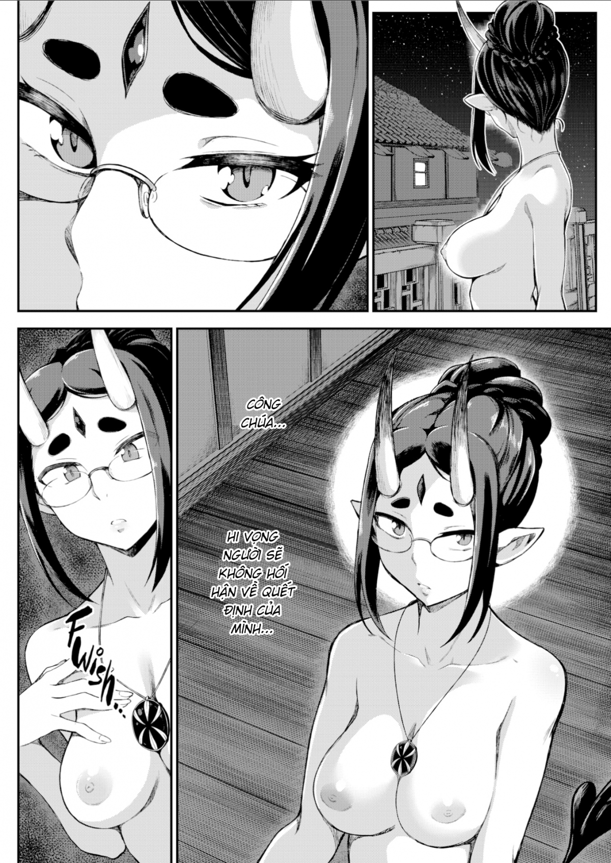 Đọc truyện hentai Lời tiên tri của HẮC NGUYỆT - Chap 4