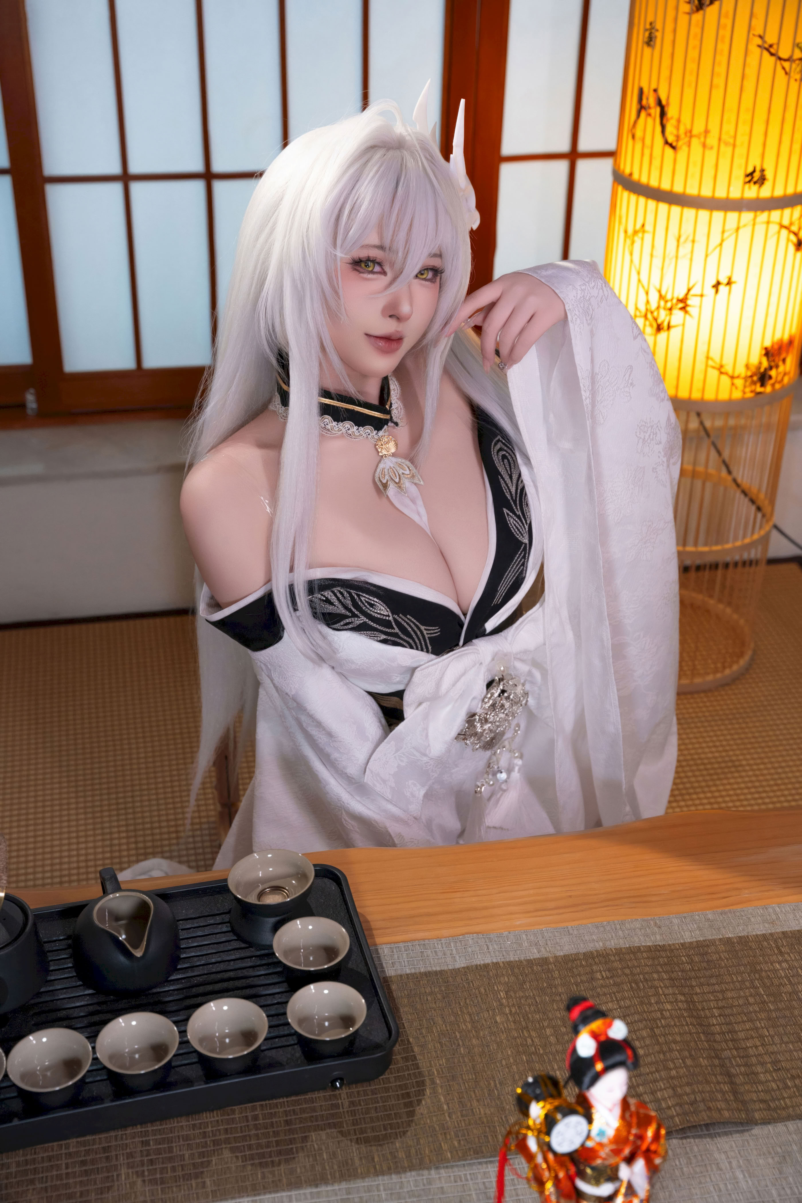 Đọc truyện hentai Tuyển tập Albums siêu phẩm Cosplay - Chap 1429 - Yuno Shimizu - Azur Lane Hakuhou Kimono