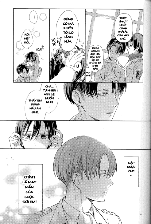 Đọc truyện hentai Hòa Quyện (Shingeki no Kyojin) - Oneshot