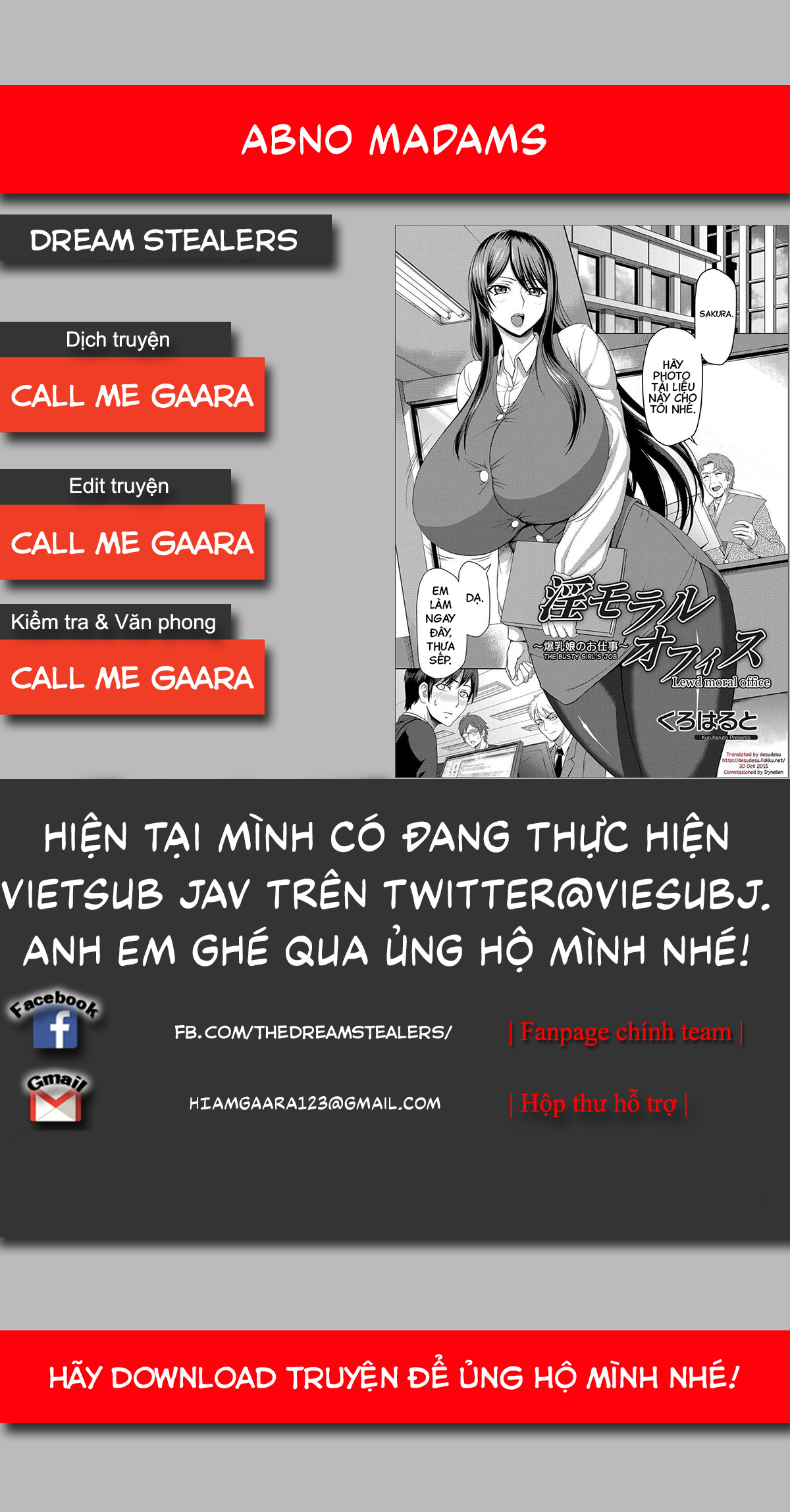 Đọc truyện hentai Lewd Moral Office - The Busty Girl's Job - Oneshot