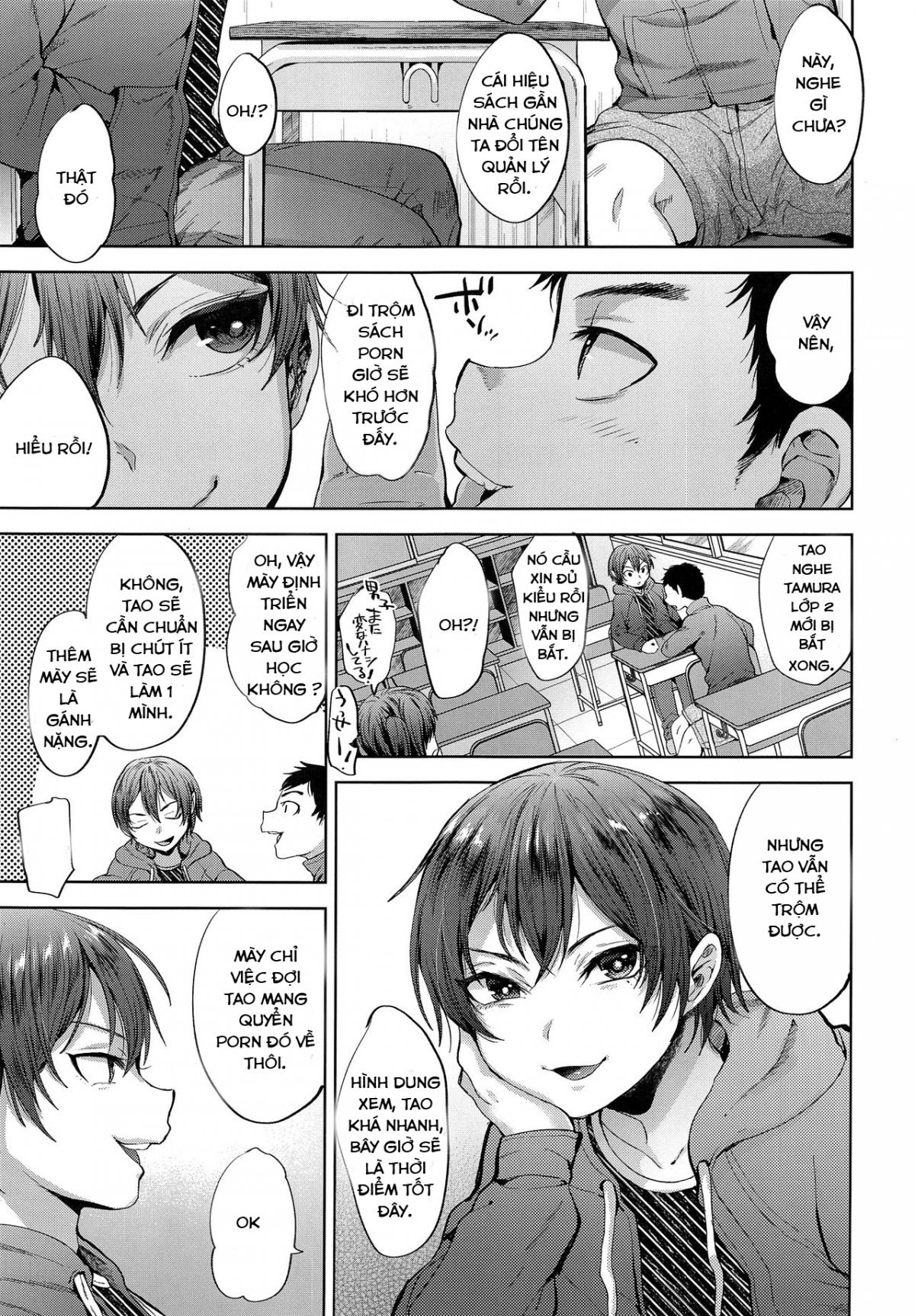 Đọc truyện hentai Manbiki Josou Shounen Oshioki Fuck - Oneshot