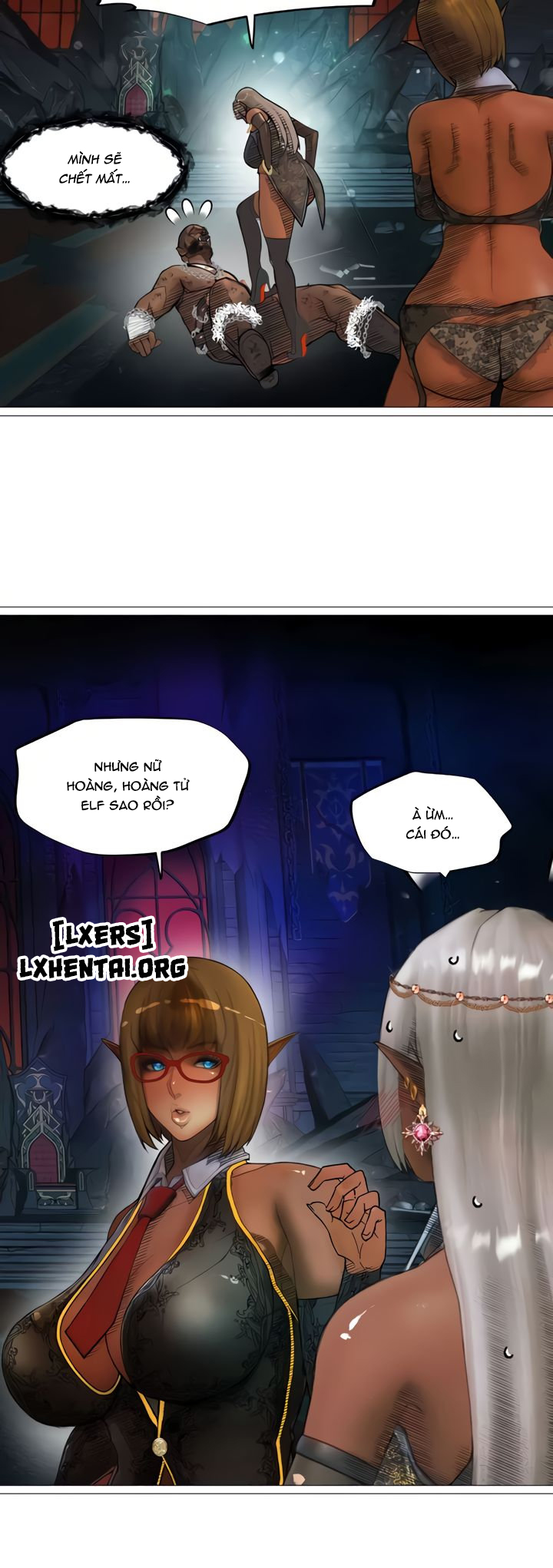 Đọc truyện hentai Nữ Hoàng Dark Elf Và Nô Lệ Orc - Chap 27