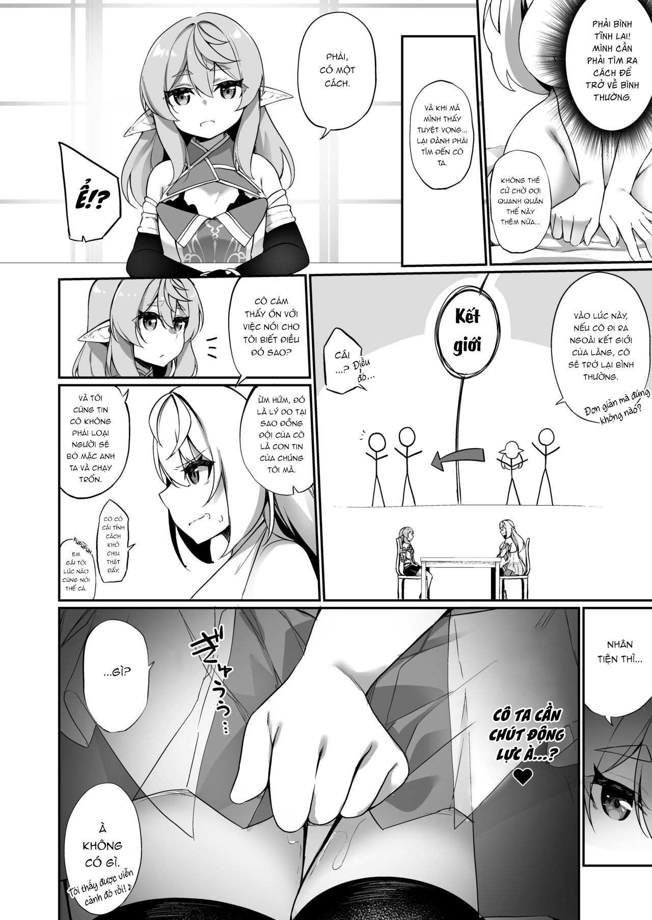 Đọc truyện hentai Câu chuyện một mạo hiểm giả trở thành Elf và kết hôn với bạn tâm giao của mình. - Oneshot 2