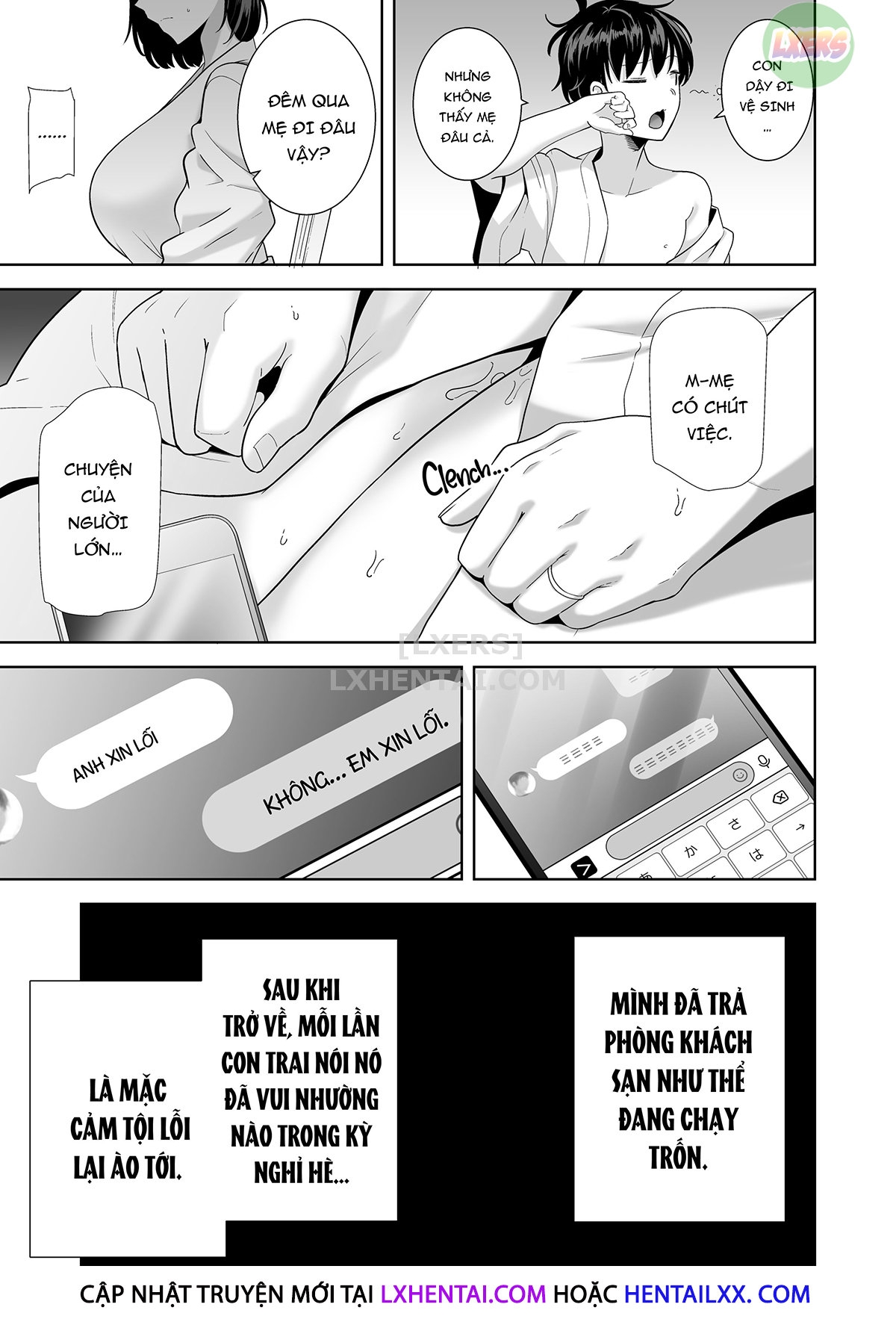 Đọc truyện hentai Natsuzuma ~Natsu, Ryokan, Nanpa Otoko-Tachi Ni Ochita Tsuma~ - Chap 2 - Không che